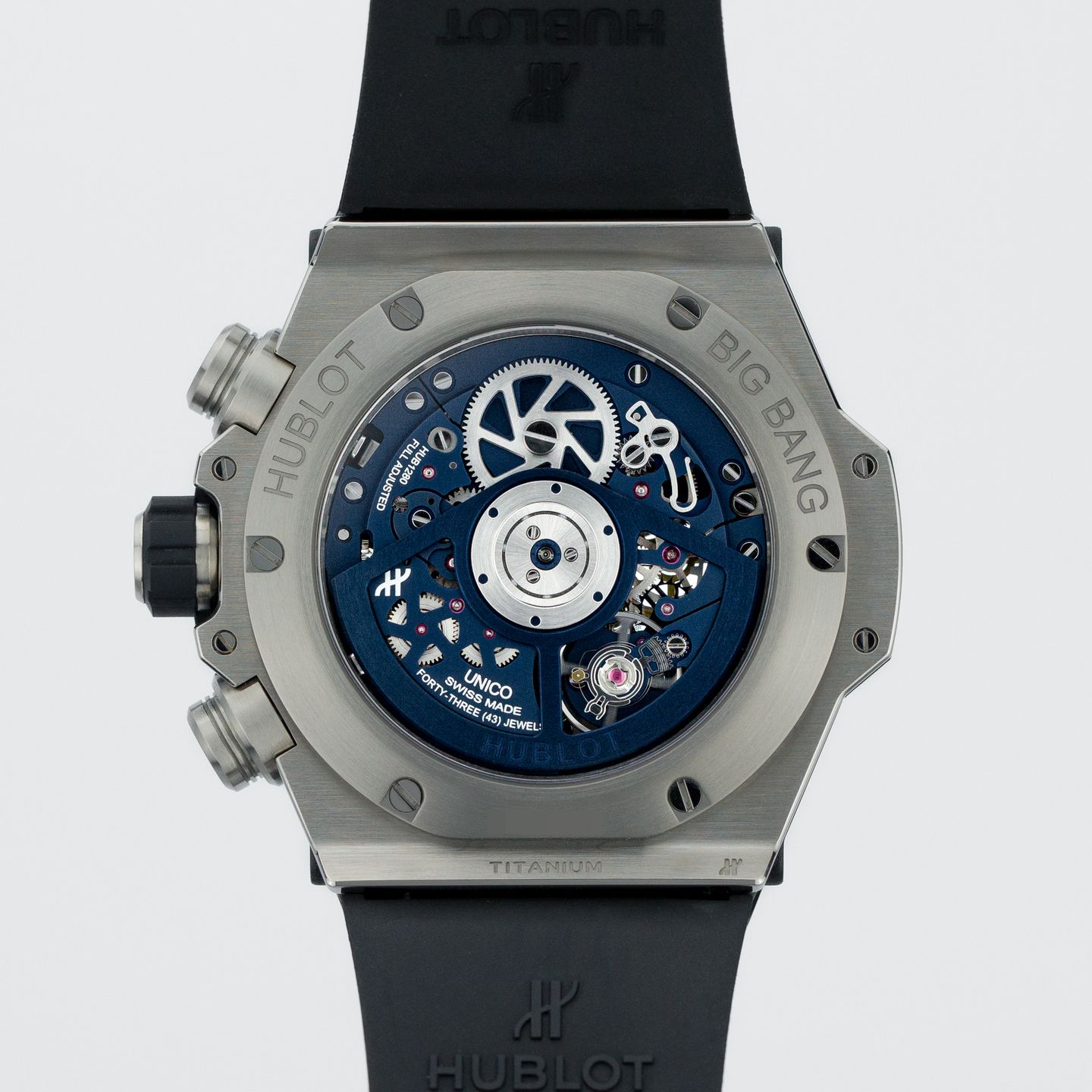 Hublot Big Bang Unico 421.NX.5170.RX (2023) - Blue dial 44 mm Titanium case (4/8)