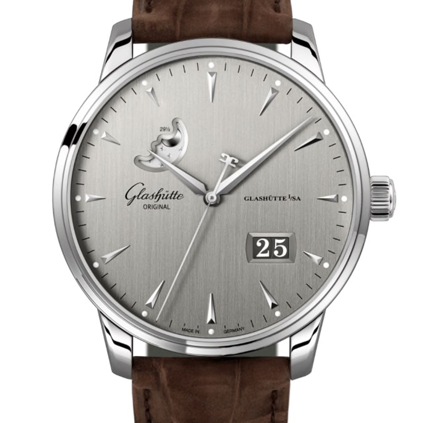 Glashütte Original Senator Excellence 1-36-04-03-02-02 (2024) - Zilver wijzerplaat 40mm Staal (1/1)