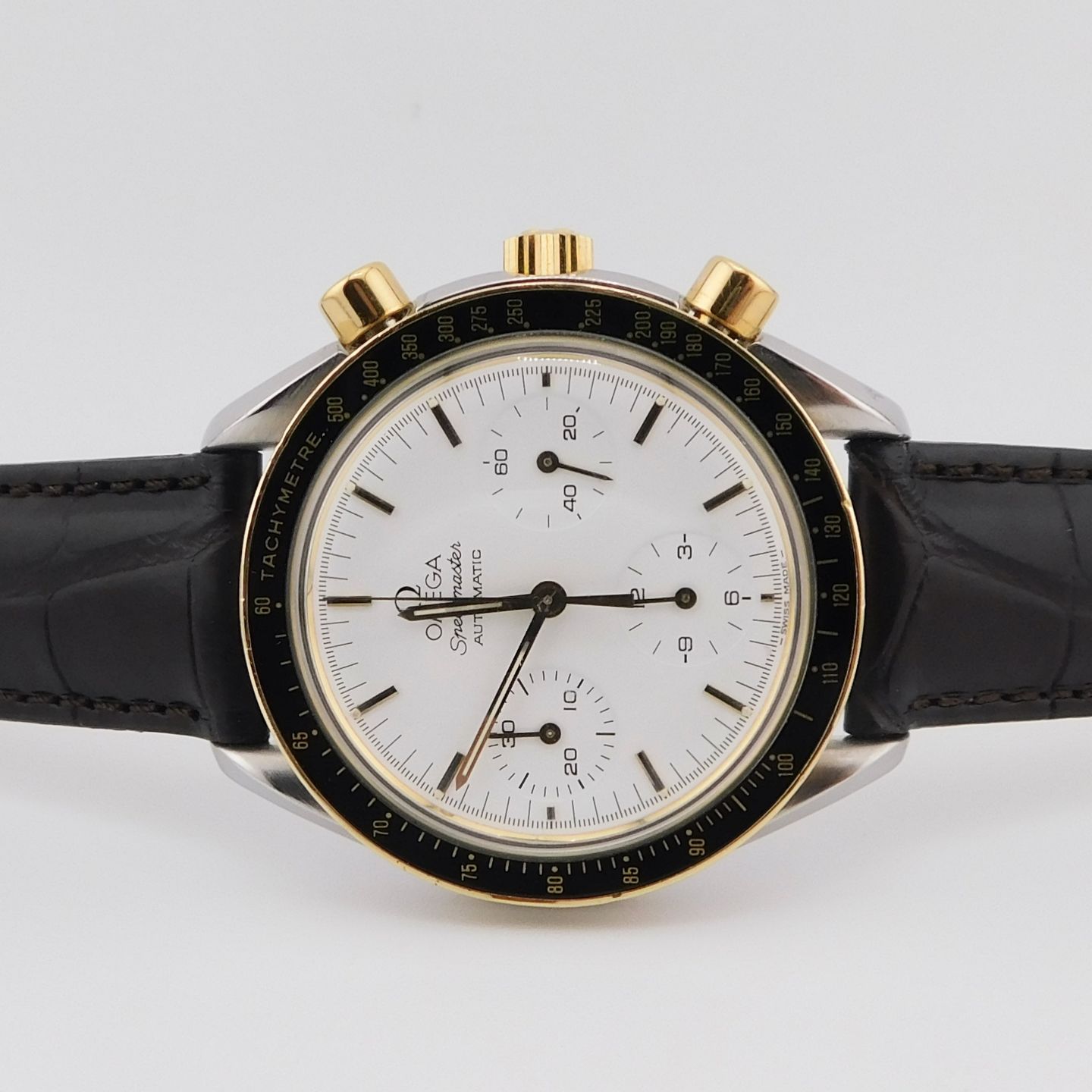 Omega Speedmaster Reduced 175.0032 (1990) - White dial 39 mm Steel case (3/5)