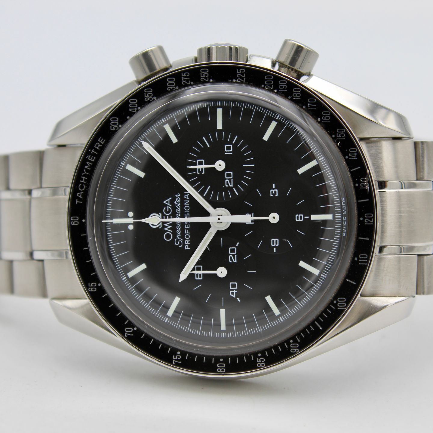 Omega Speedmaster Professional Moonwatch 3572.50 (2001) - Zwart wijzerplaat 42mm Staal (7/8)