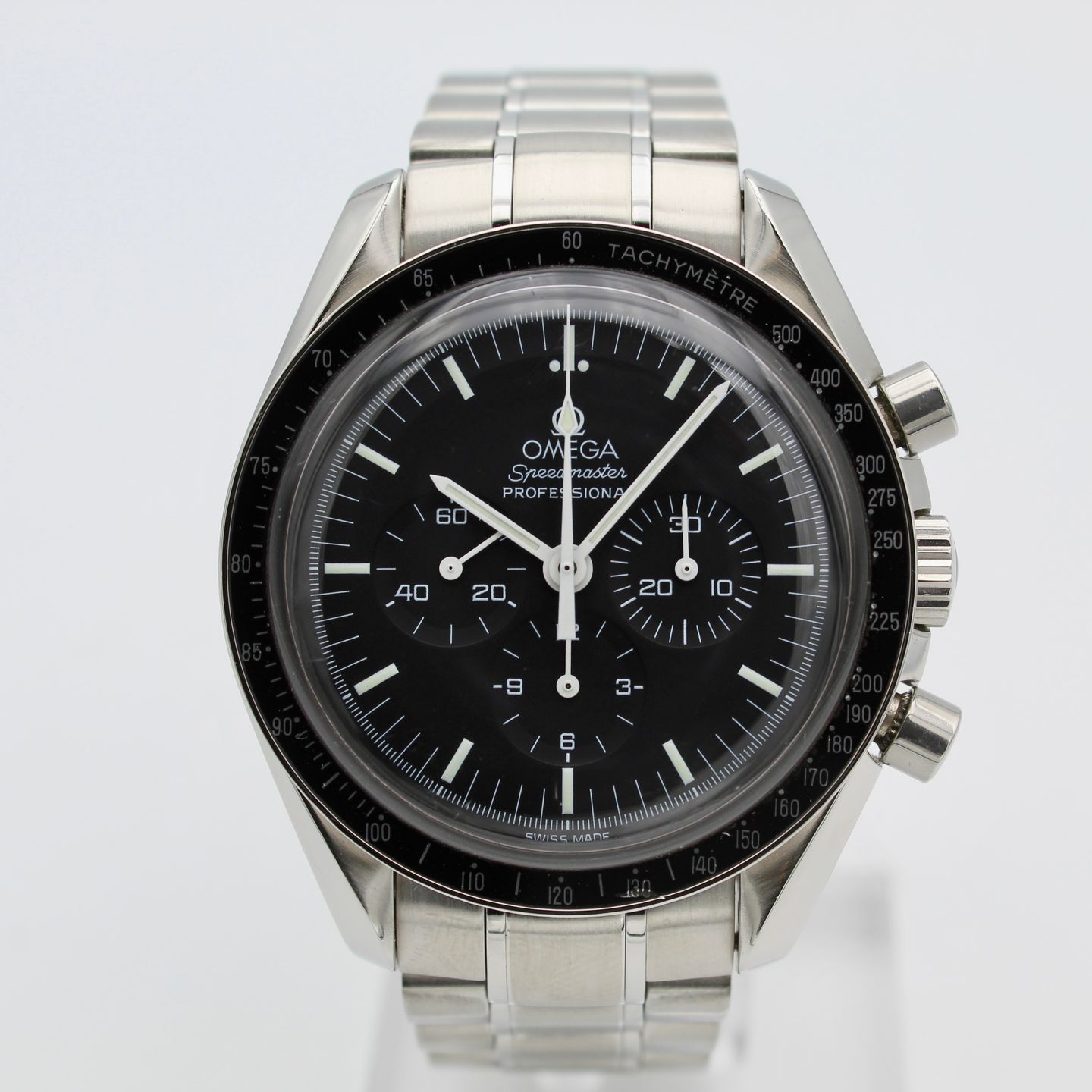 Omega Speedmaster Professional Moonwatch 3572.50 (2001) - Zwart wijzerplaat 42mm Staal (1/8)