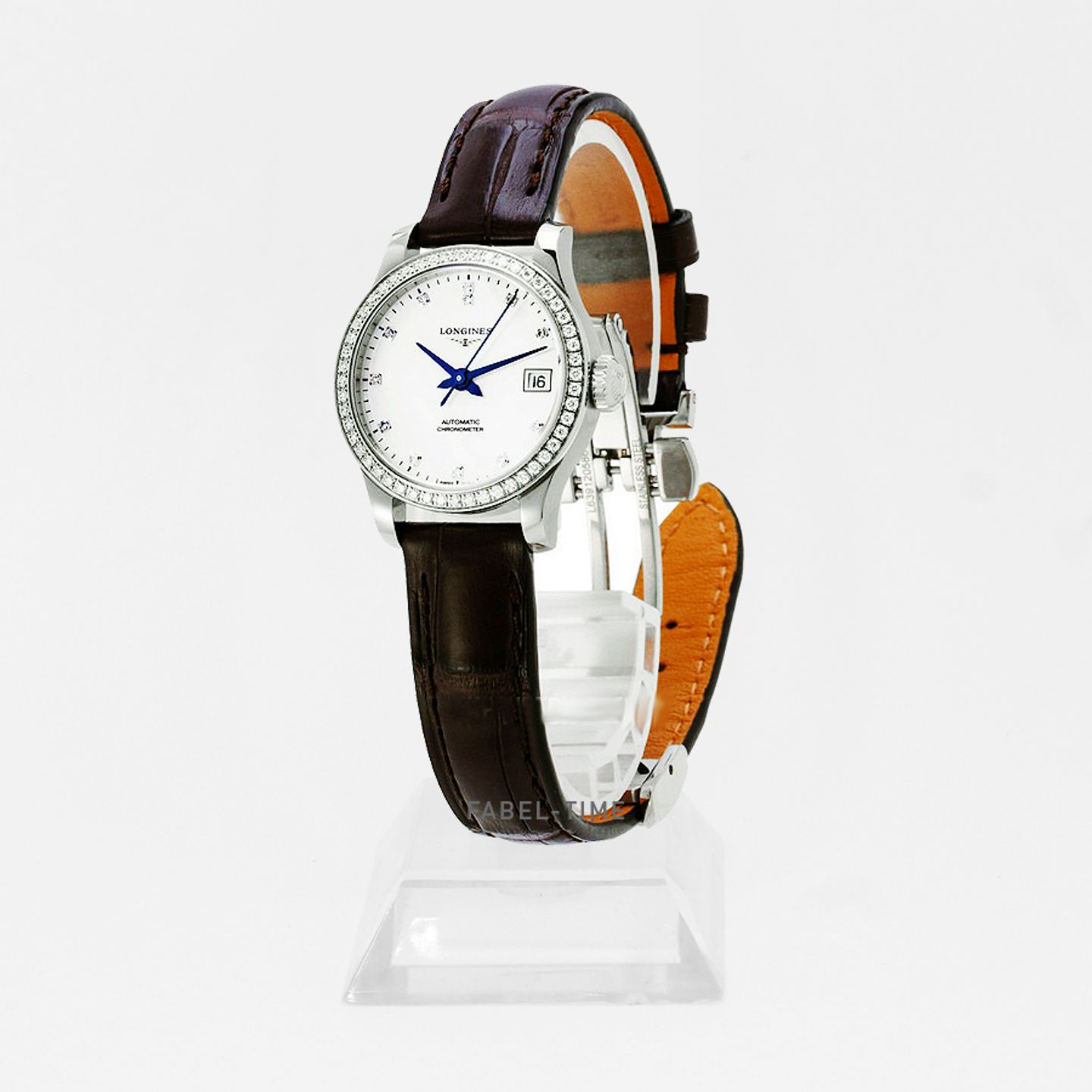 Longines Record L2.320.0.87.2 (2024) - Wit wijzerplaat 26mm Staal (1/1)