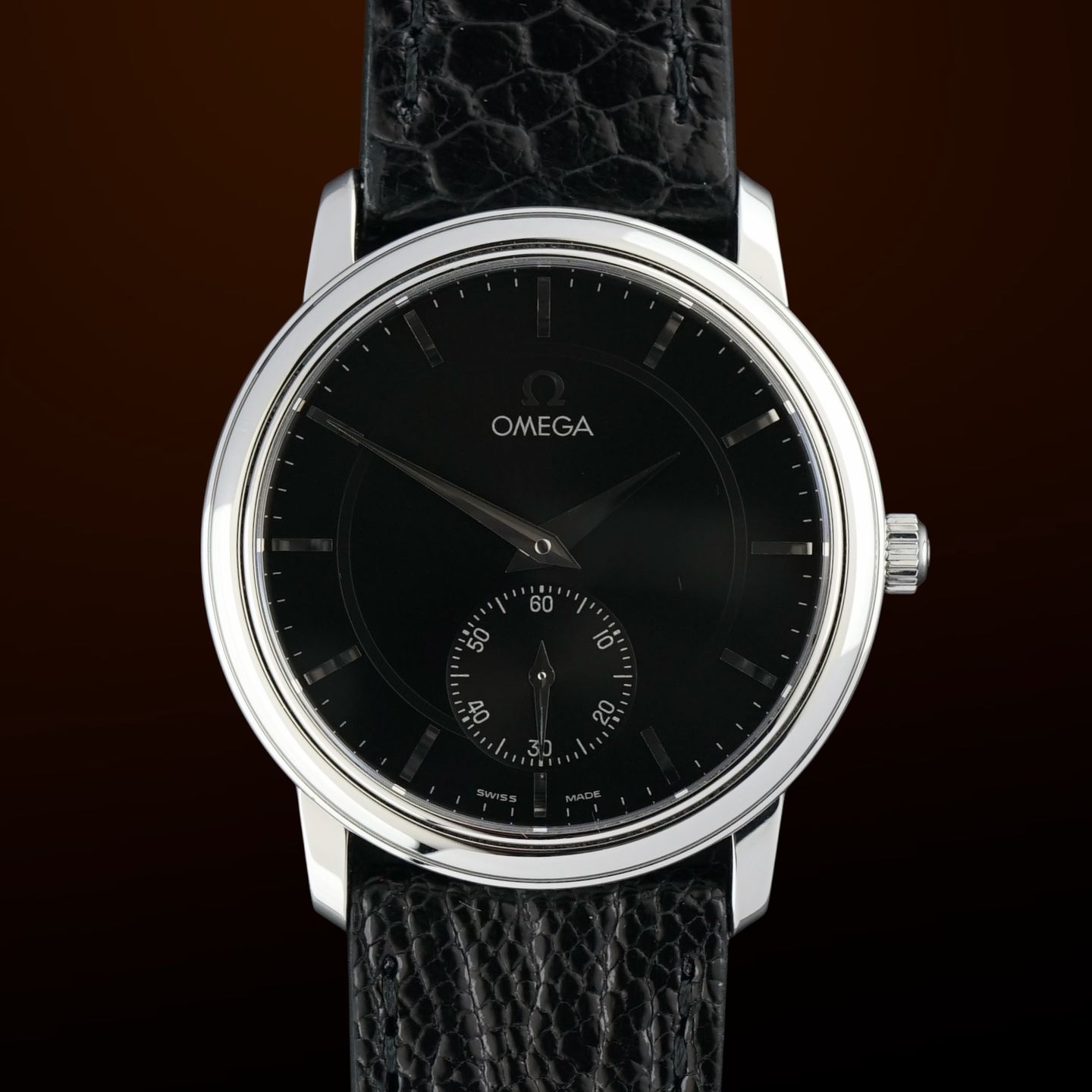 Omega De Ville Prestige 125.0050 (2024) - Black dial 34 mm Steel case (1/8)