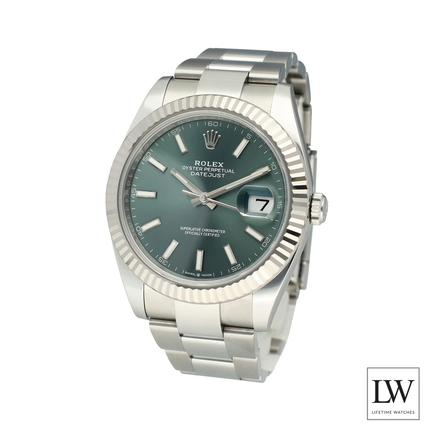 Rolex Datejust 41 126334 (2026) - Green dial 41 mm Steel case (4/8)