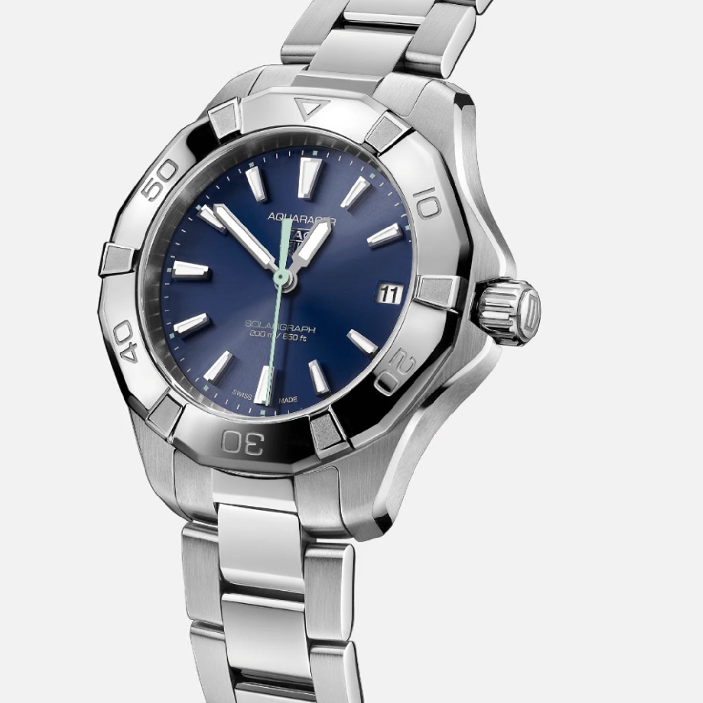 TAG Heuer Aquaracer Lady WBP1311.BA0005 (2024) - Blauw wijzerplaat 34mm Staal (1/1)