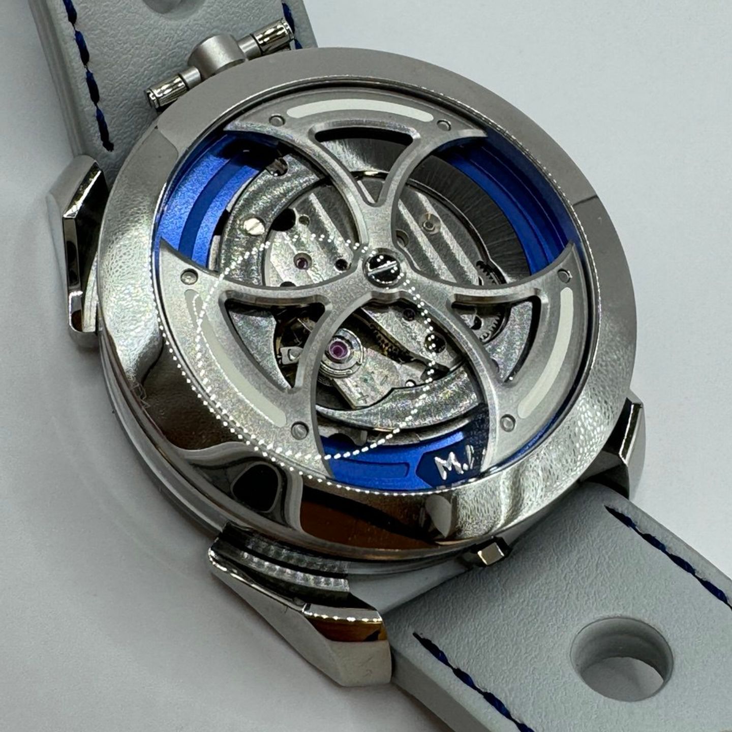Mb&f M.A.D. Editions M.A.D.1 (2021) - Transparent dial 42 mm Steel case (1/8)