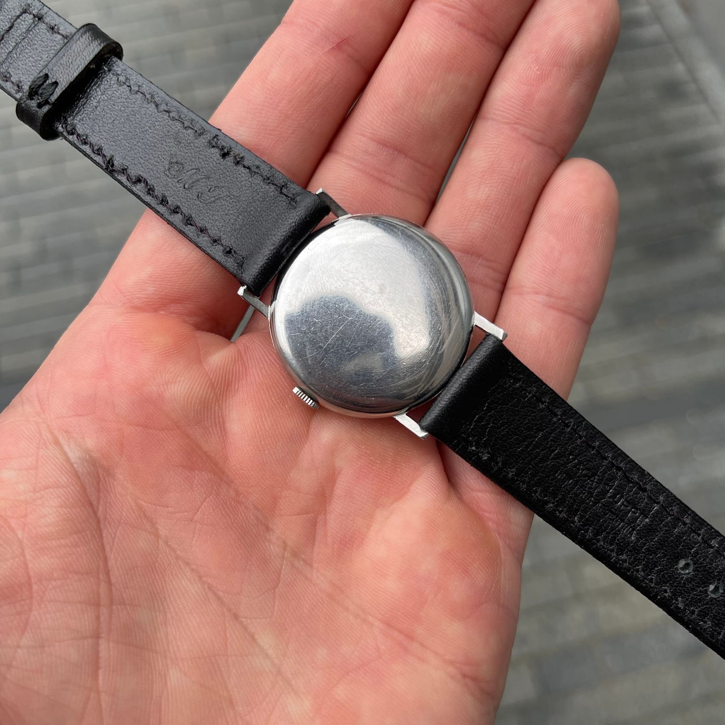 Cartier Vintage Unknown (1960) - Black dial 33 mm Steel case (4/5)