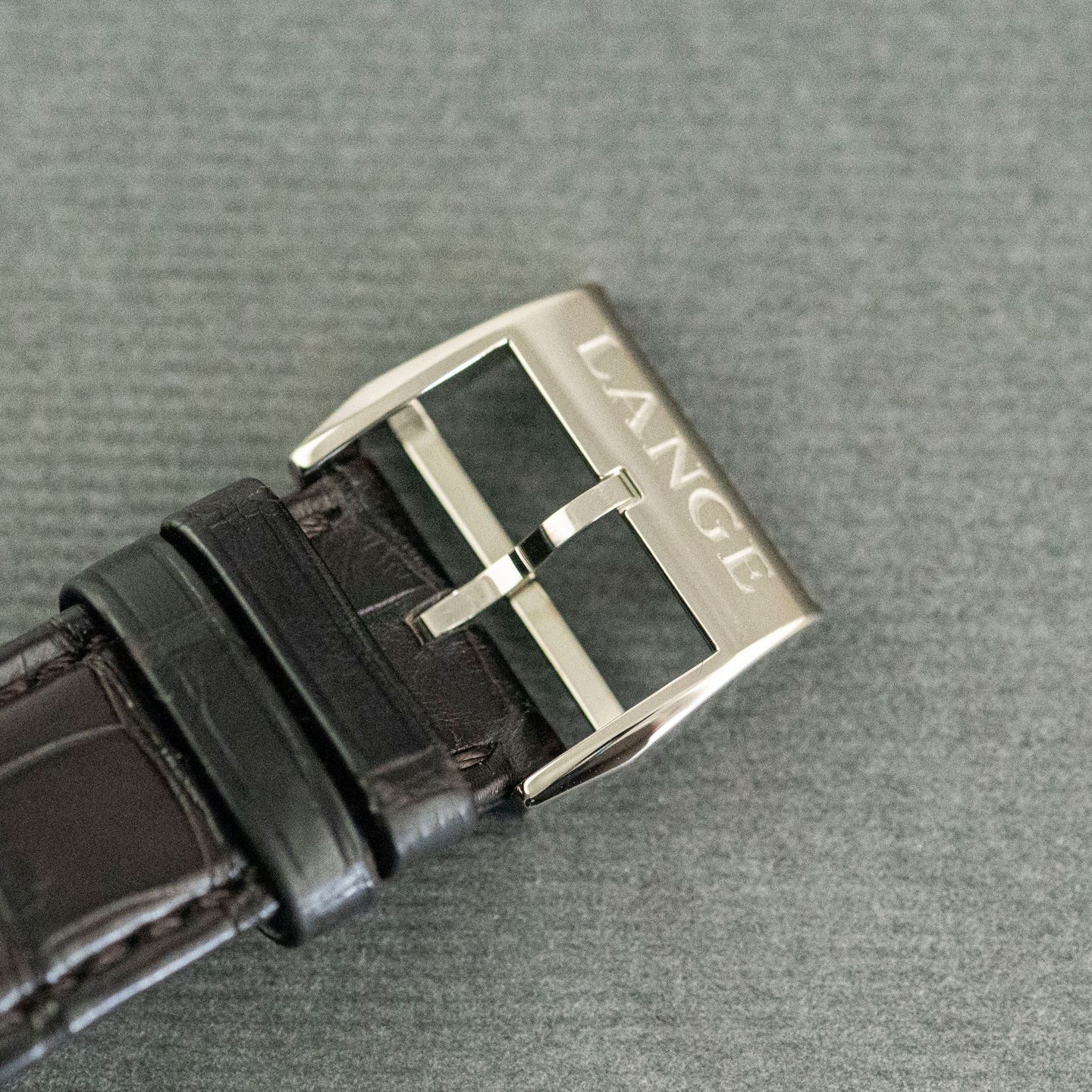 A. Lange & Söhne Lange 1 136.029 (2021) - Black dial 42 mm White Gold case (6/8)