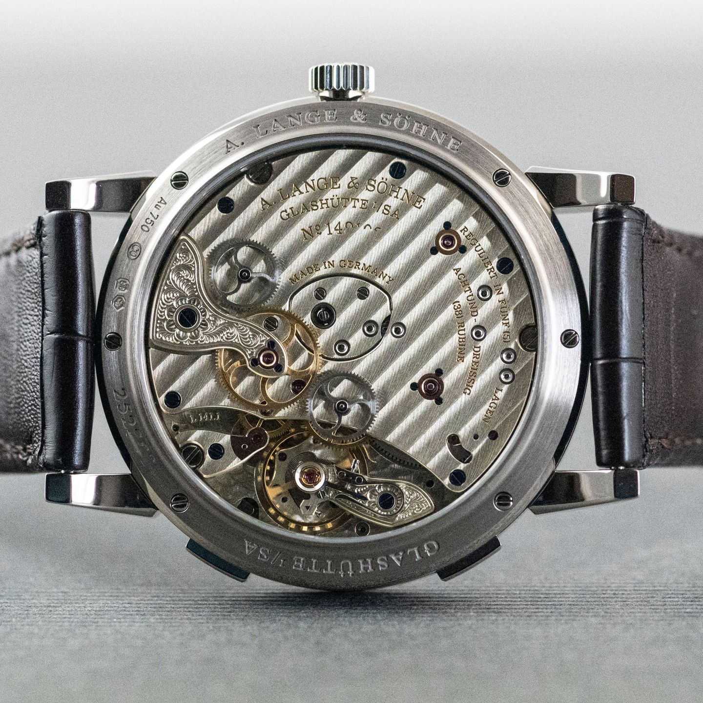 A. Lange & Söhne Lange 1 136.029 (2021) - Black dial 42 mm White Gold case (5/8)