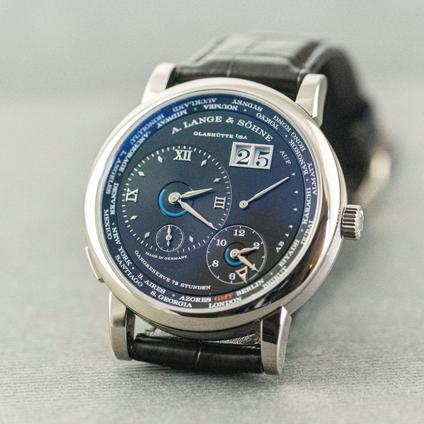 A. Lange & Söhne Lange 1 136.029 (2021) - Black dial 42 mm White Gold case (8/8)