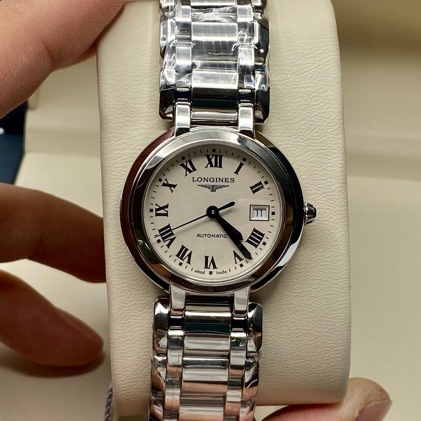 Longines PrimaLuna L8.113.4.71.6 (2024) - Silver dial 30 mm Steel case (8/8)