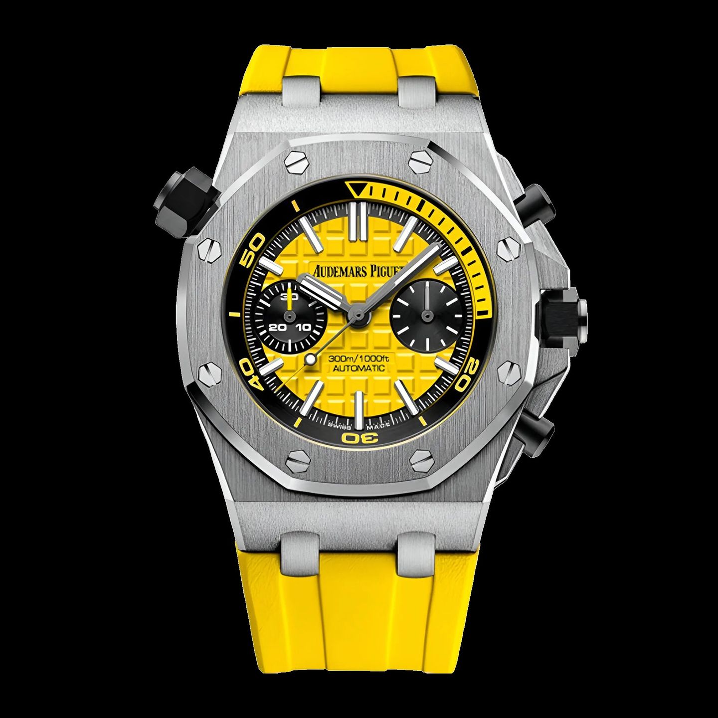 Audemars Piguet Royal Oak Offshore Diver Chronograph 26703ST (2020) - Wit wijzerplaat 42mm Staal (1/1)