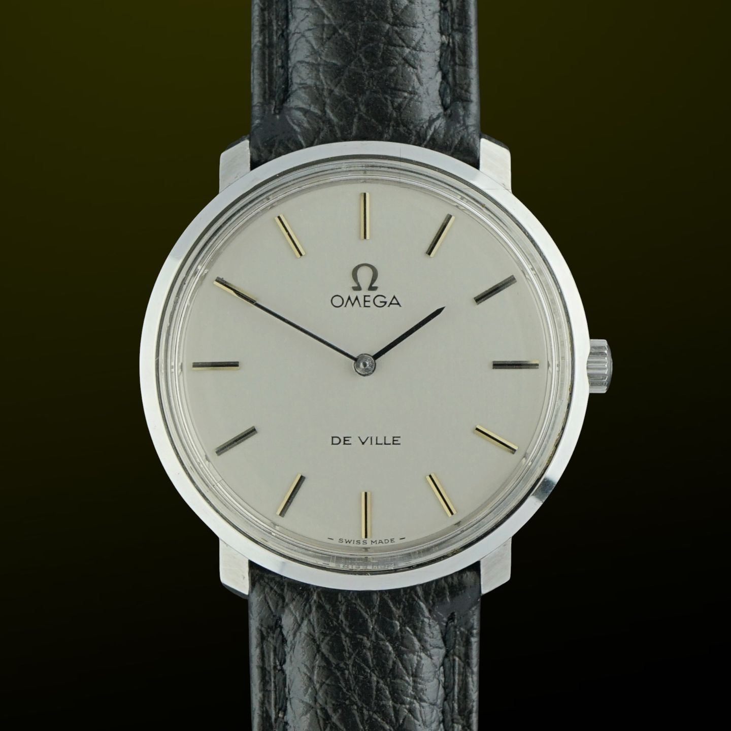 Omega De Ville 115.0001 (1972) - Zilver wijzerplaat 33mm Staal (1/8)