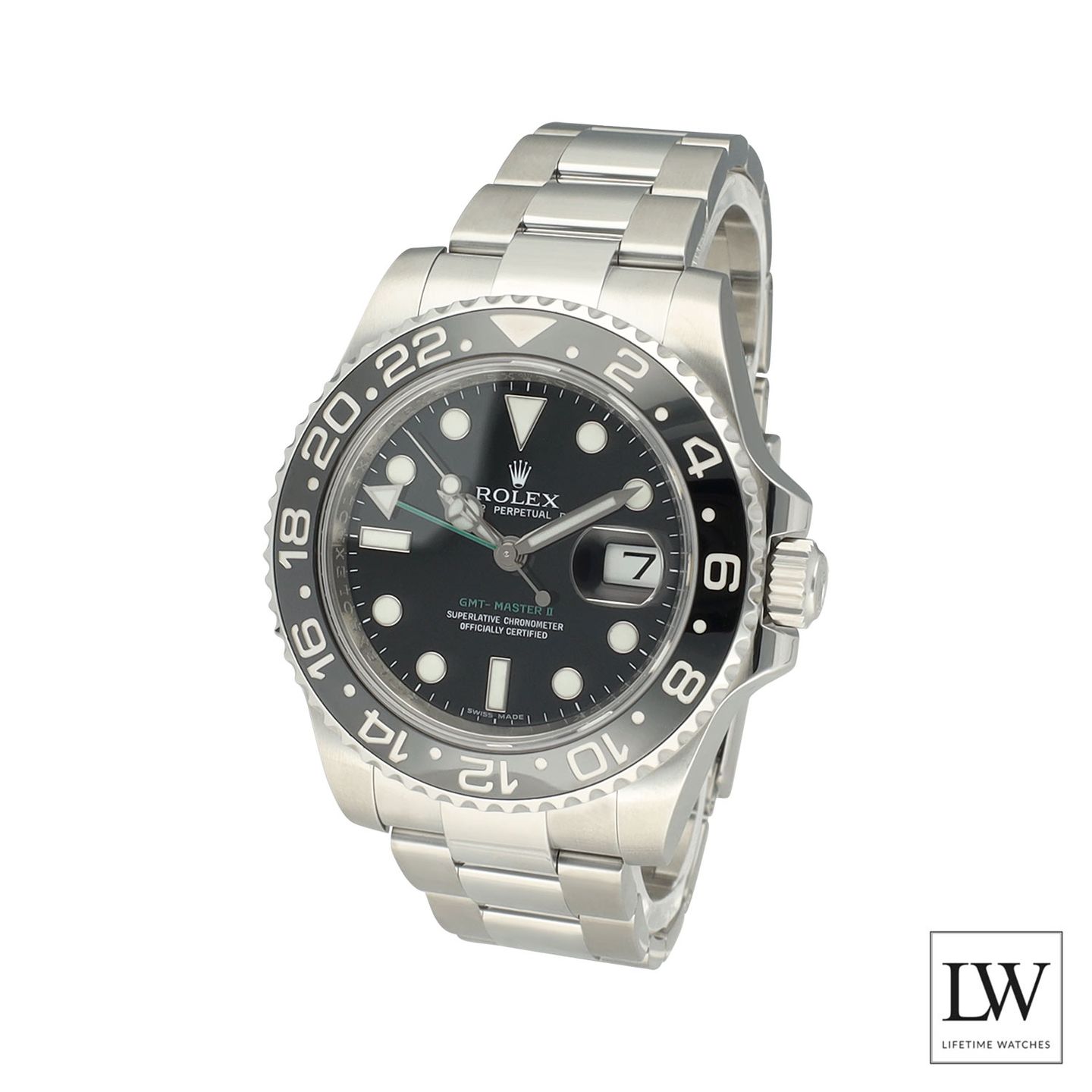 Rolex GMT-Master II 116710LN (2008) - Black dial 40 mm Steel case (3/8)