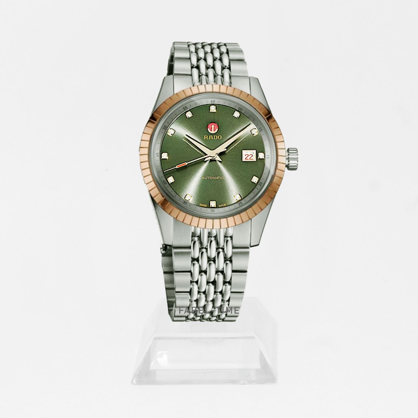 Rado HyperChrome R33100703 (2024) - Groen wijzerplaat 42mm Staal (1/1)