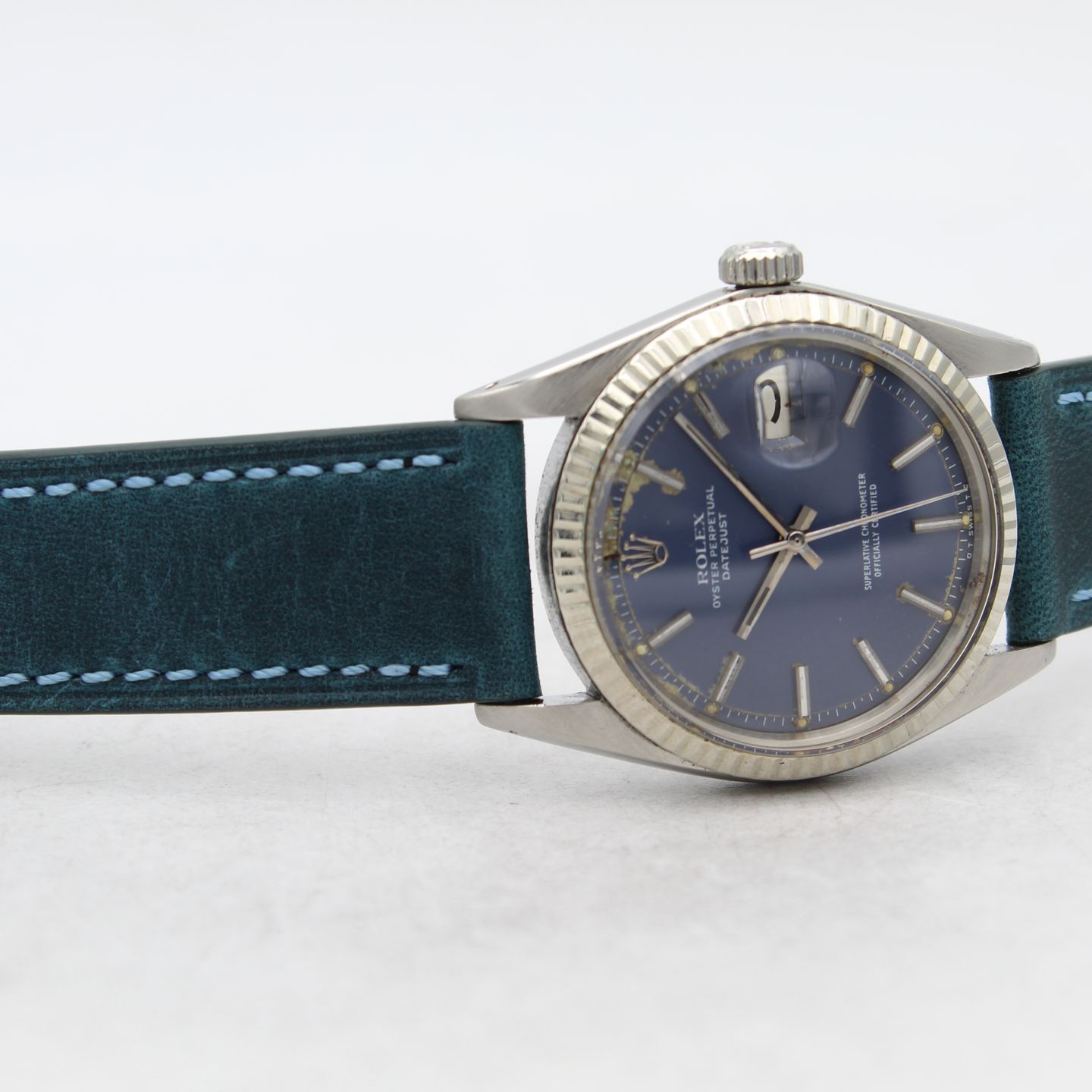 Rolex Datejust 36 1601 (1972) - Blue dial 36 mm Steel case (4/8)