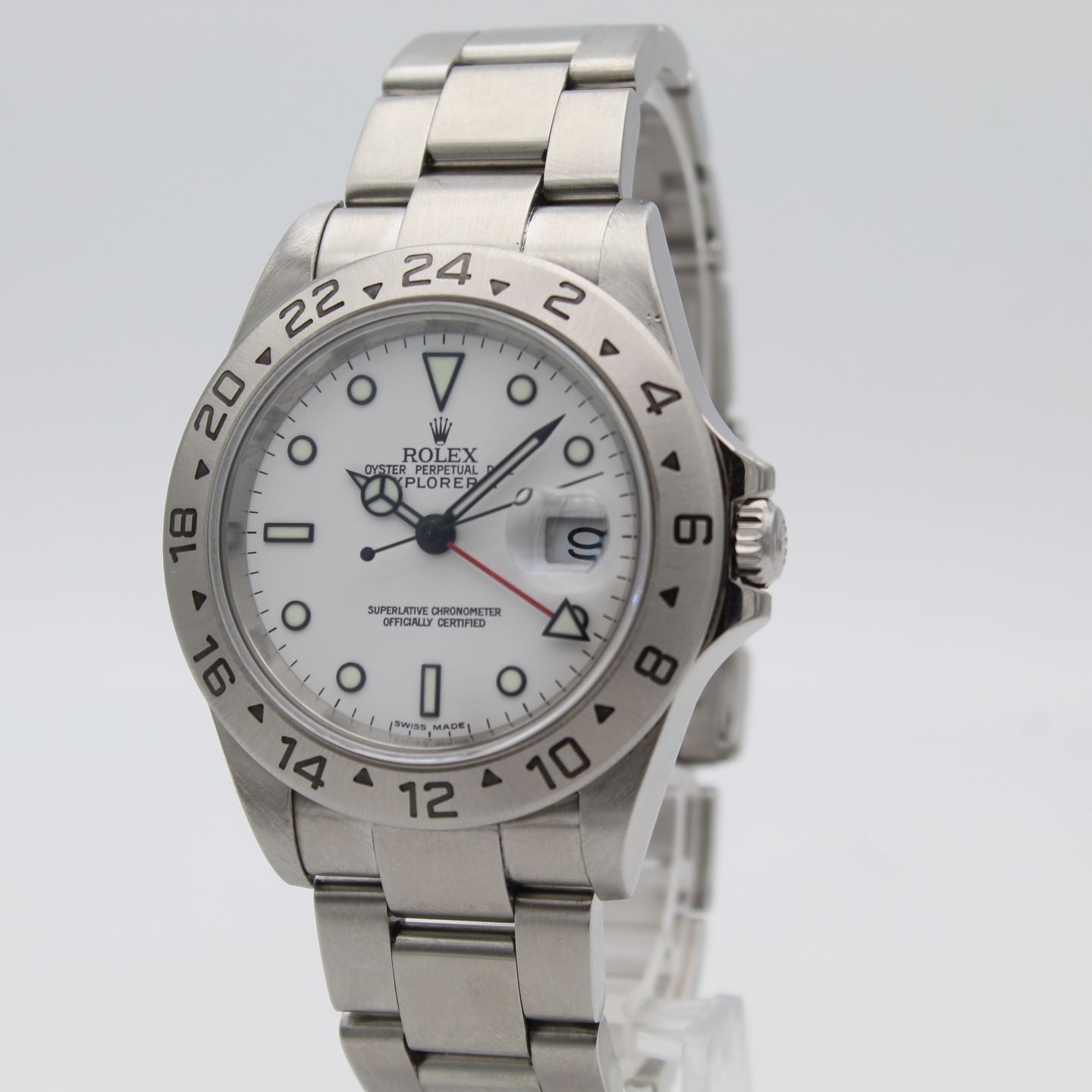 Rolex Explorer II 16570 (2004) - Zwart wijzerplaat 40mm Staal (4/8)