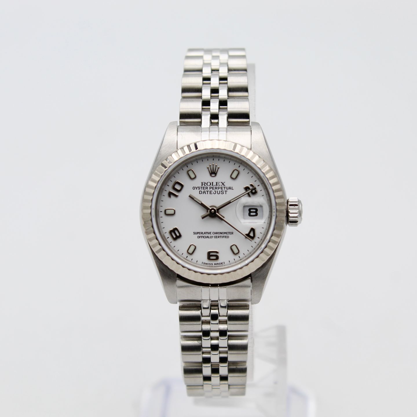 Rolex Lady-Datejust 79174 (2004) - White dial 26 mm Steel case (1/8)