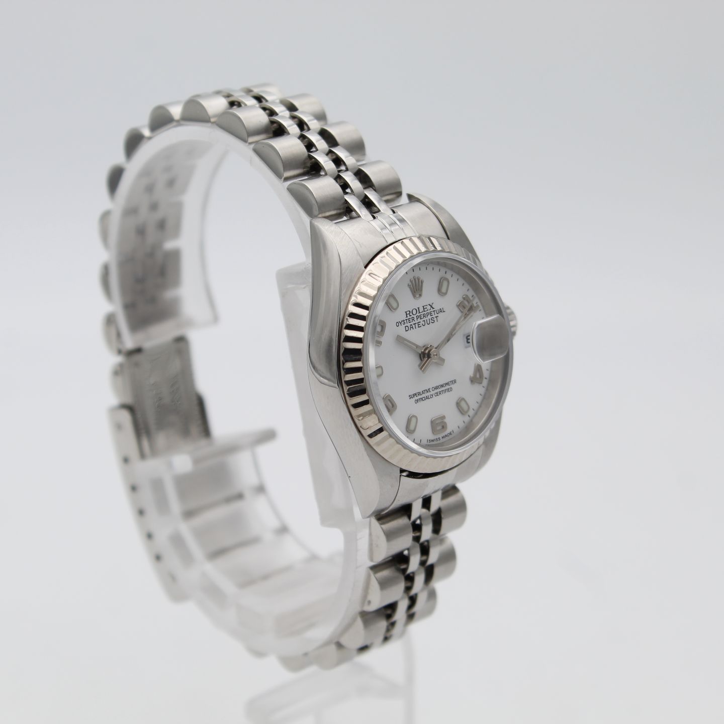 Rolex Lady-Datejust 79174 (2004) - White dial 26 mm Steel case (5/8)