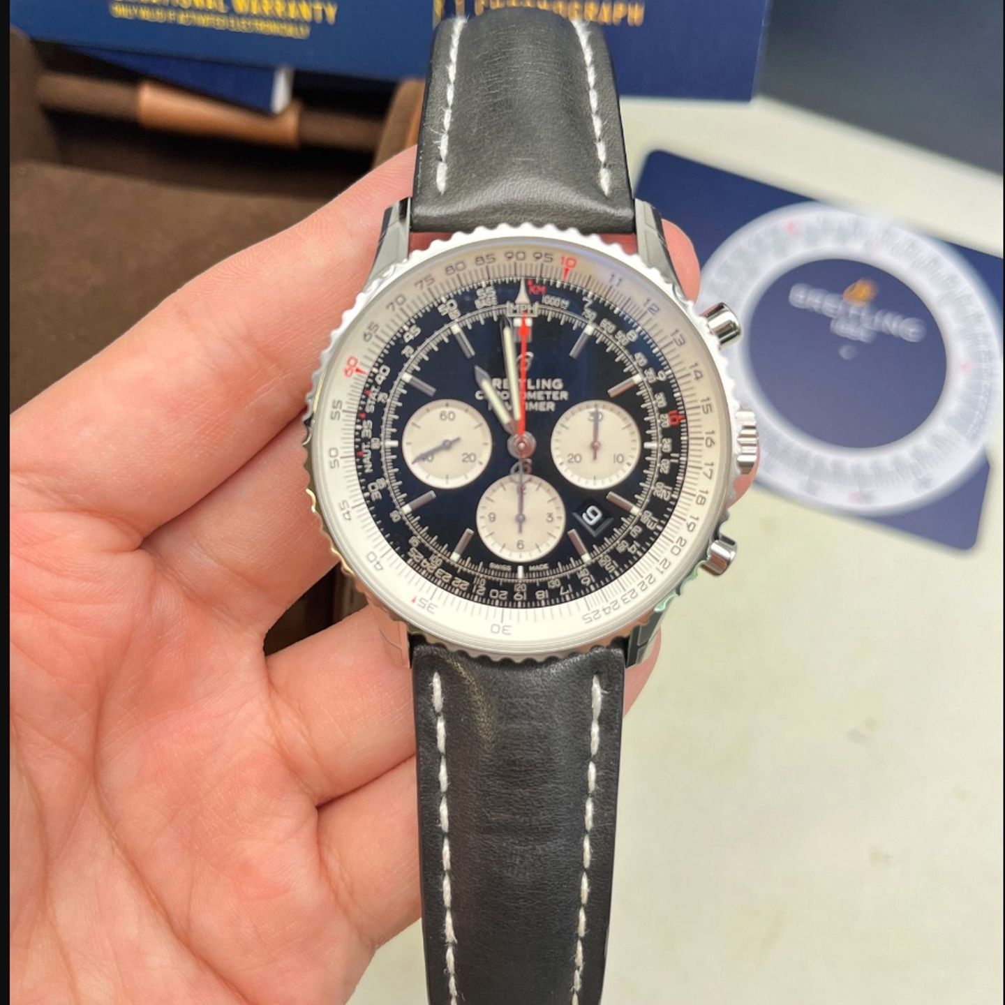 Breitling Navitimer AB0127211B1X1 (2023) - Zwart wijzerplaat 46mm Staal (1/4)