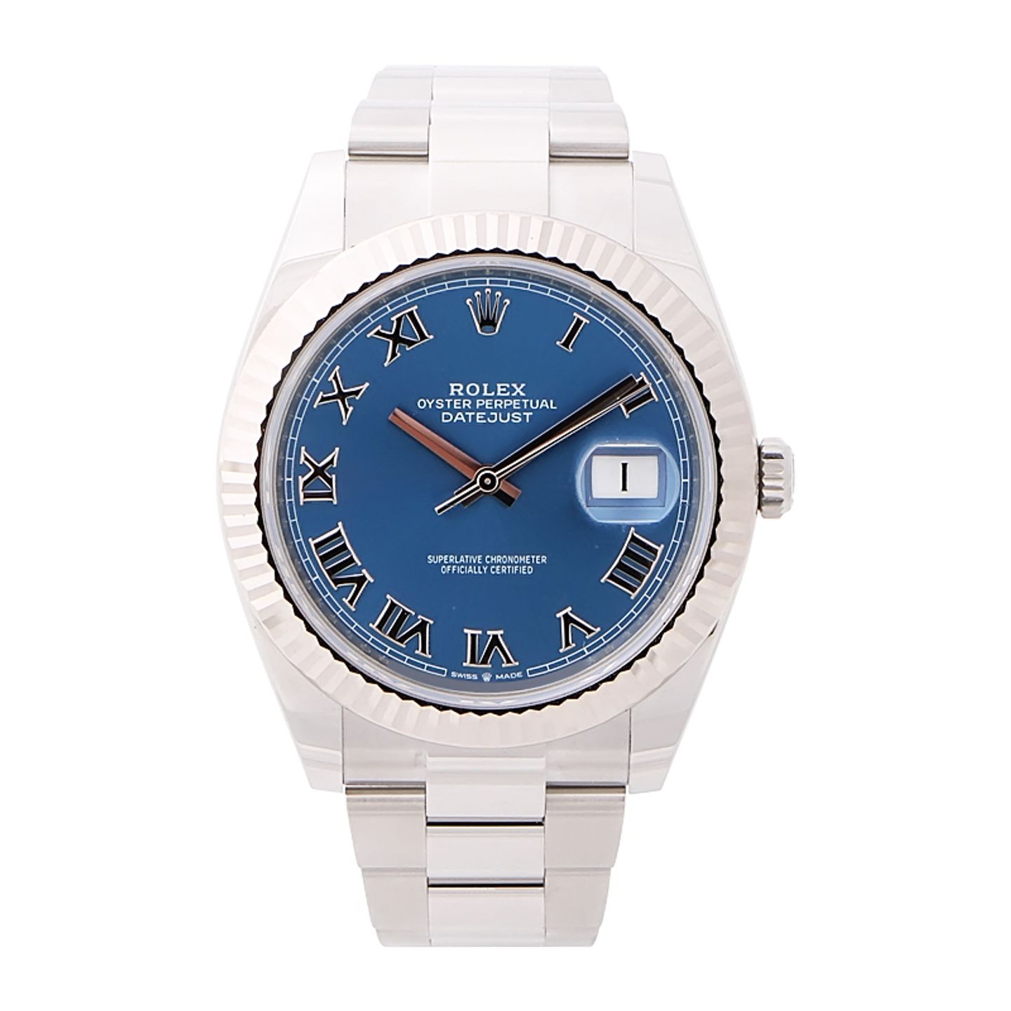 Rolex Datejust 41 126334 (2024) - Blue dial 41 mm Steel case (1/4)