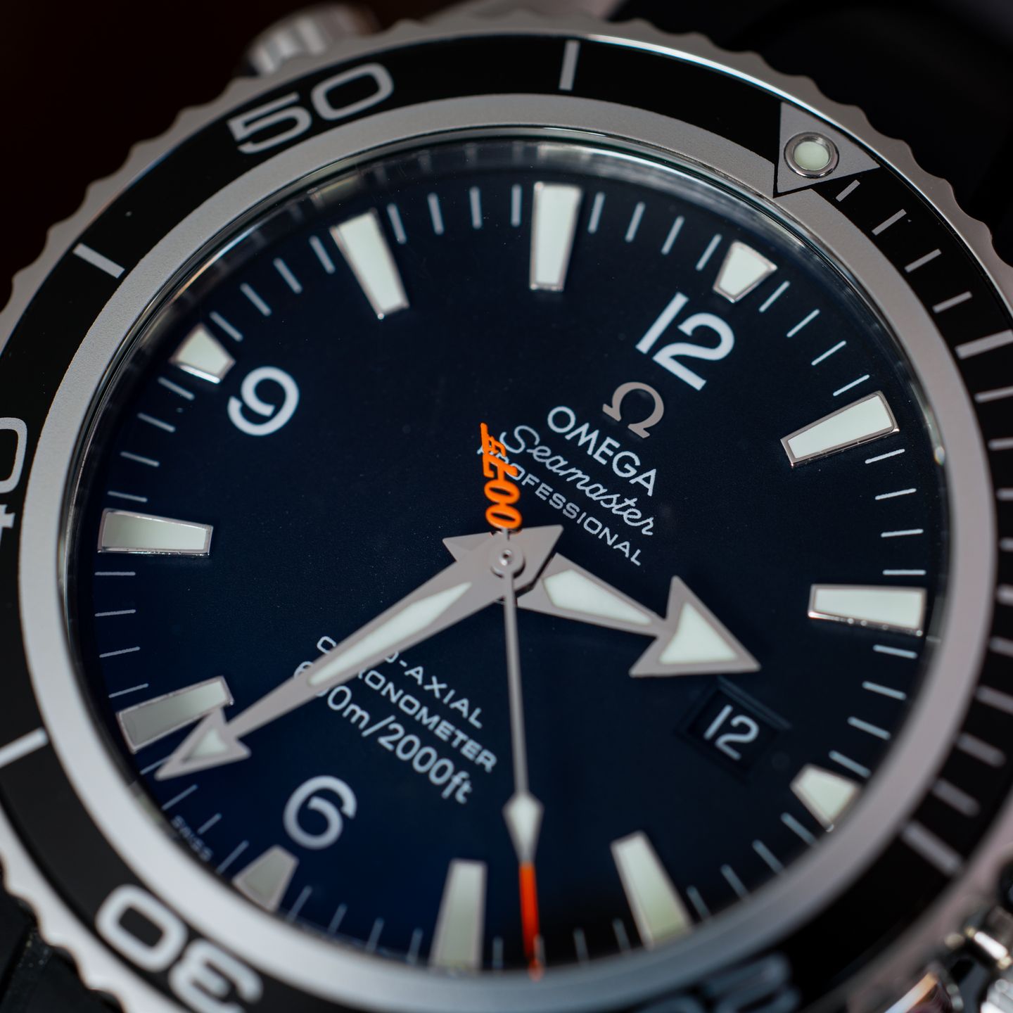 Omega Seamaster Planet Ocean 2907.50.91 (2006) - Zwart wijzerplaat 46mm Staal (3/5)