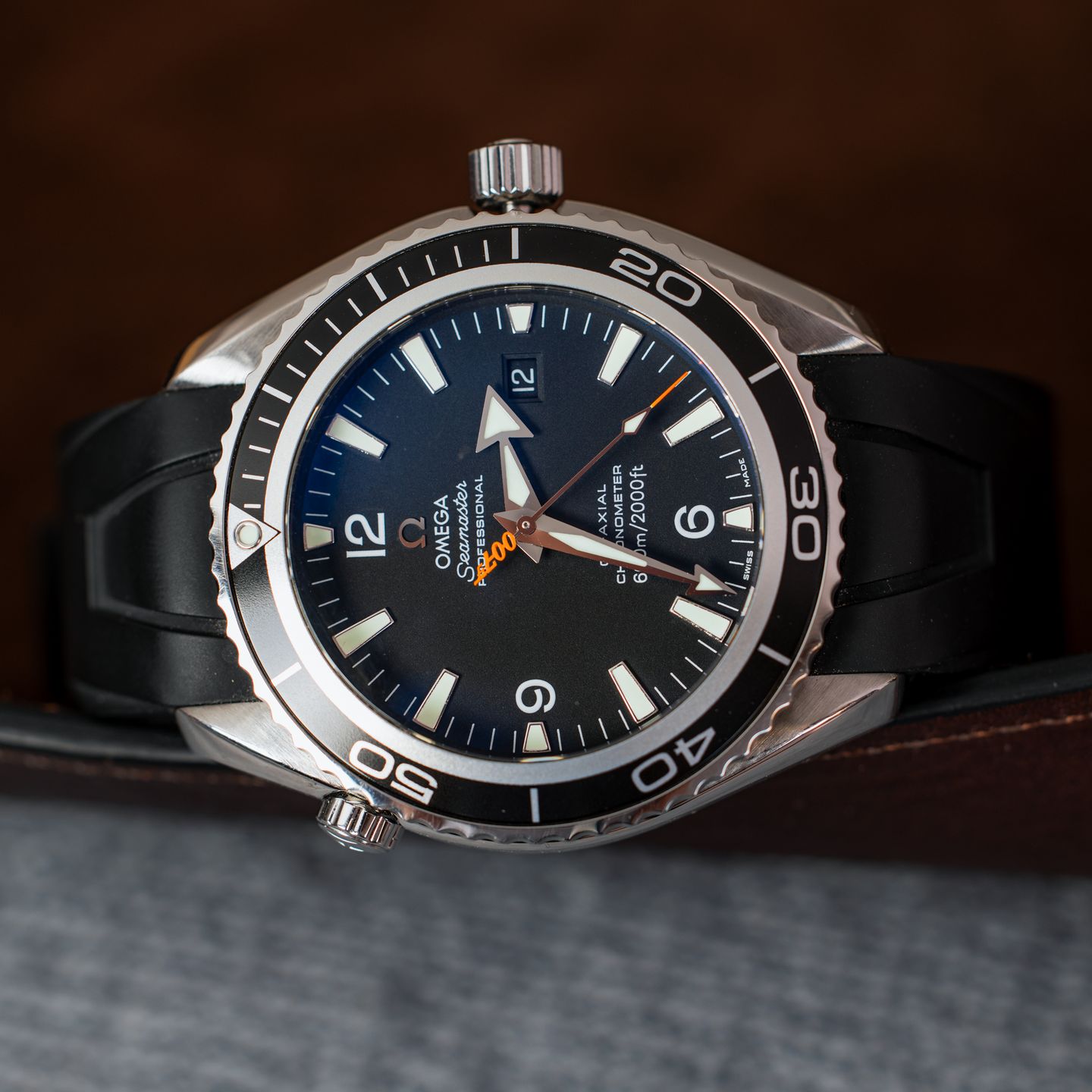 Omega Seamaster Planet Ocean 2907.50.91 (2006) - Zwart wijzerplaat 46mm Staal (2/5)