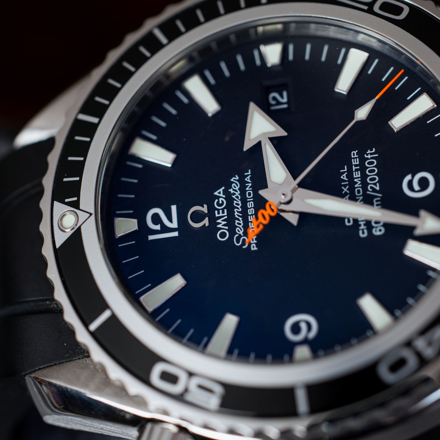 Omega Seamaster Planet Ocean 2907.50.91 (2006) - Zwart wijzerplaat 46mm Staal (4/5)
