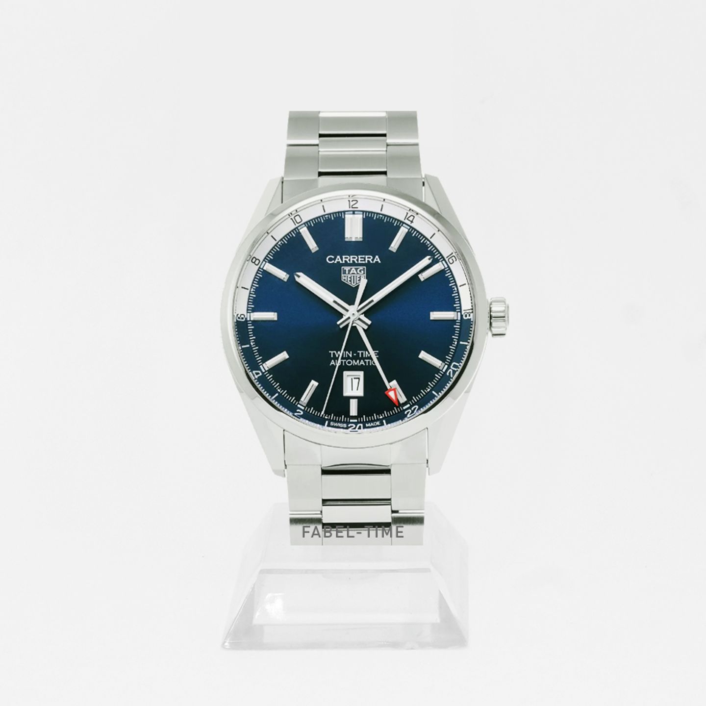 TAG Heuer Carrera WBN201A.BA0640 (2024) - Blauw wijzerplaat 41mm Staal (1/1)