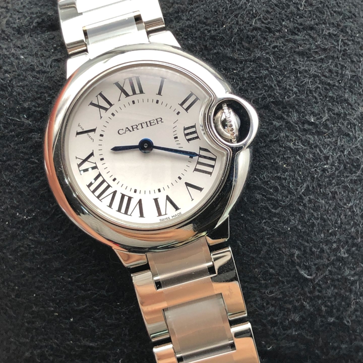 Cartier Ballon Bleu 28mm W69010Z4 (2022) - Zilver wijzerplaat 28mm Staal (4/4)