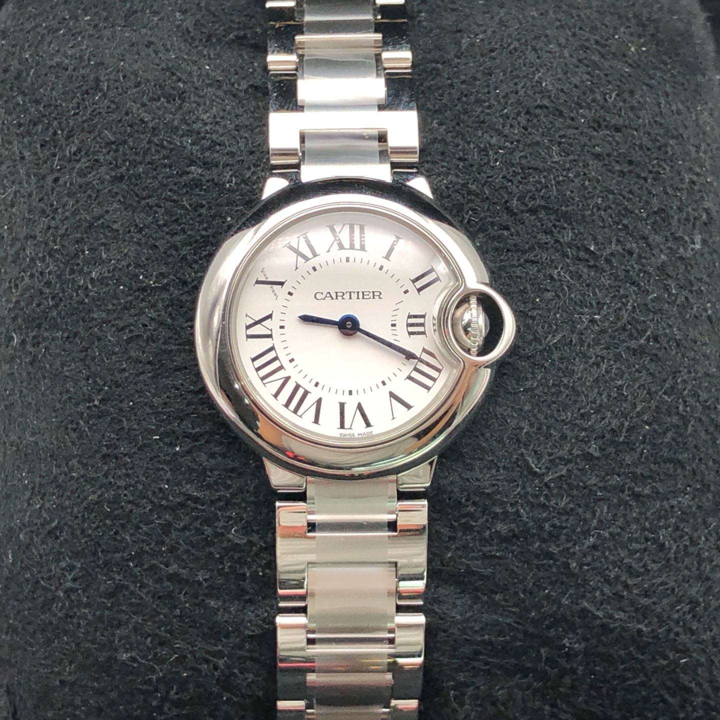 Cartier Ballon Bleu 28mm W69010Z4 (2022) - Zilver wijzerplaat 28mm Staal (2/4)