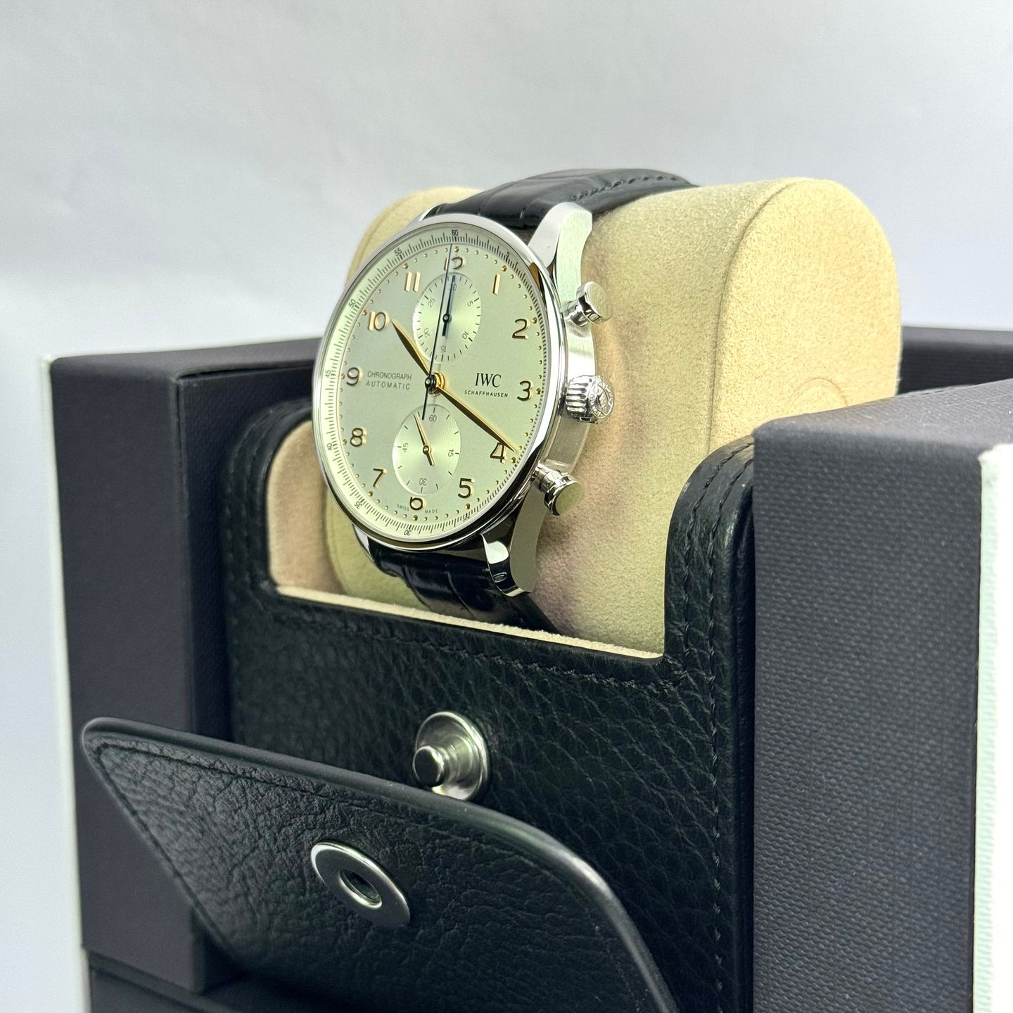 IWC Portuguese Chronograph IW371604 (2025) - Silver dial 41 mm Steel case (5/7)