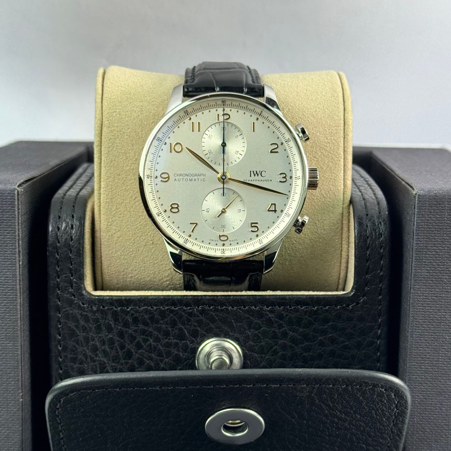 IWC Portuguese Chronograph IW371604 (2025) - Silver dial 41 mm Steel case (3/7)