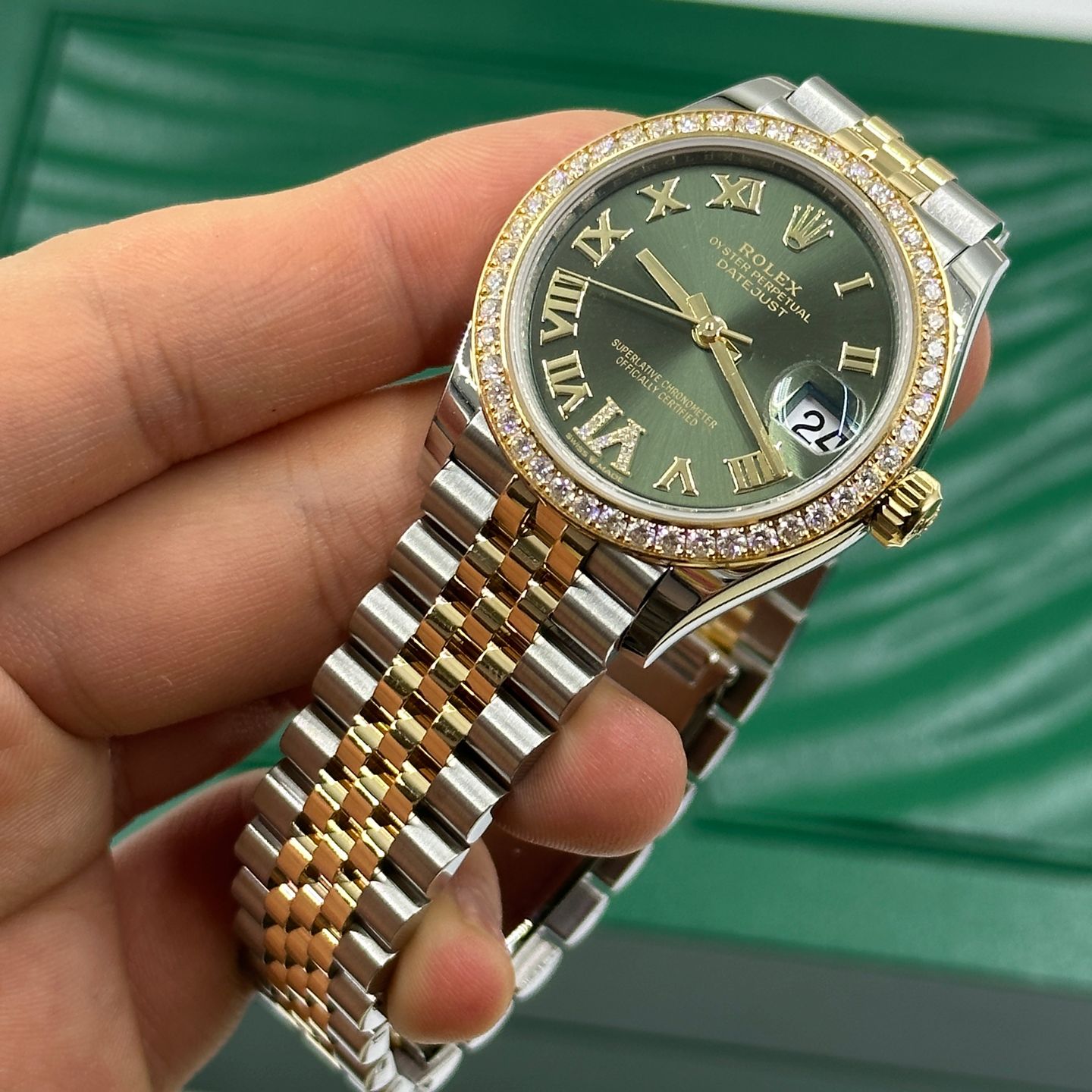 Rolex Datejust 31 278383RBR (2025) - Unknown dial 31 mm Gold/Steel case (1/6)