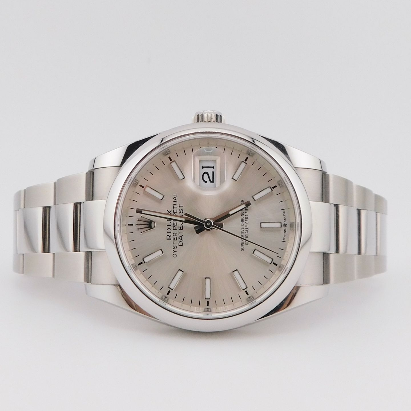 Rolex Datejust 36 126200 (2025) - Zilver wijzerplaat 36mm Staal (3/5)