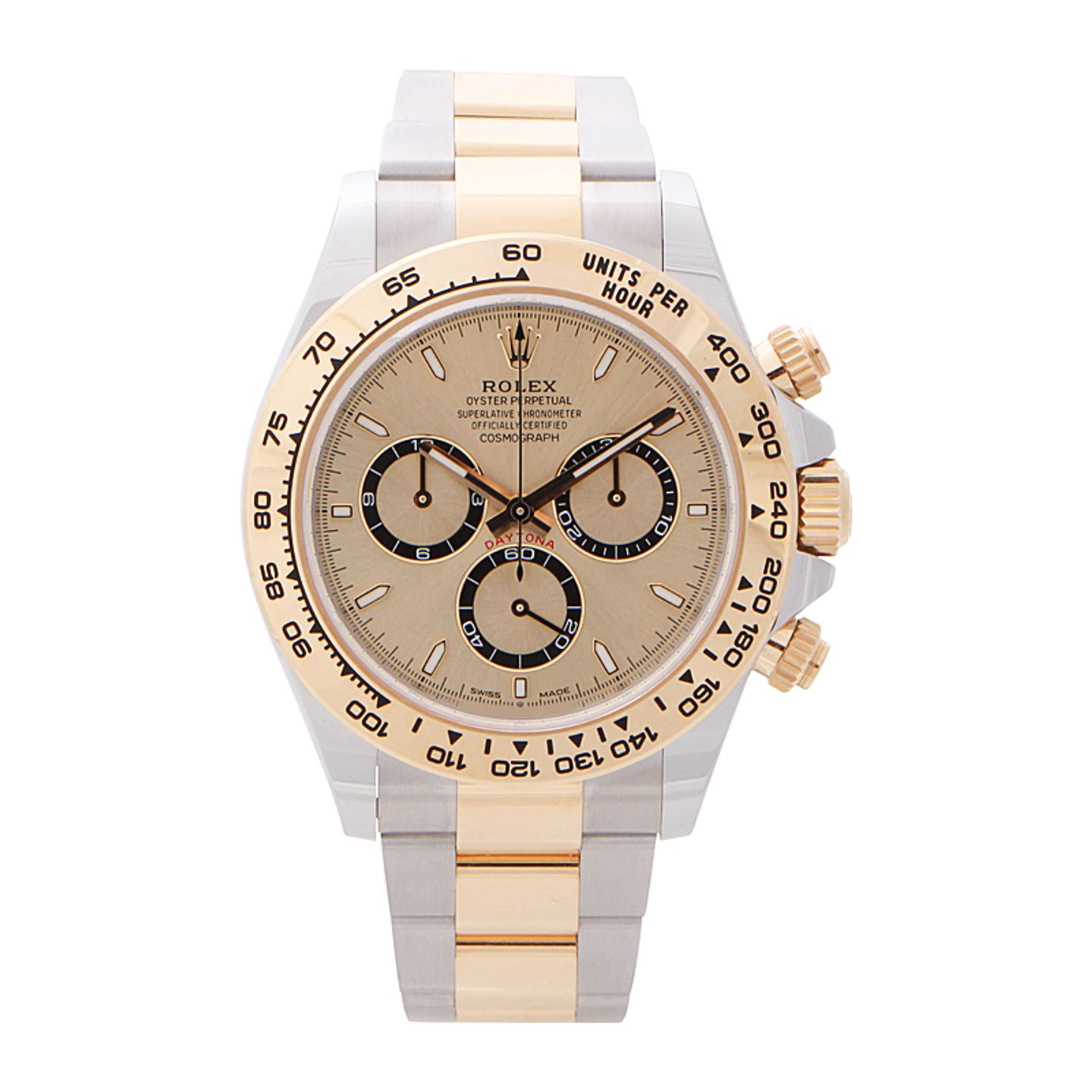 Rolex Daytona 126503 (2024) - Champagne wijzerplaat 40mm Goud/Staal (1/4)