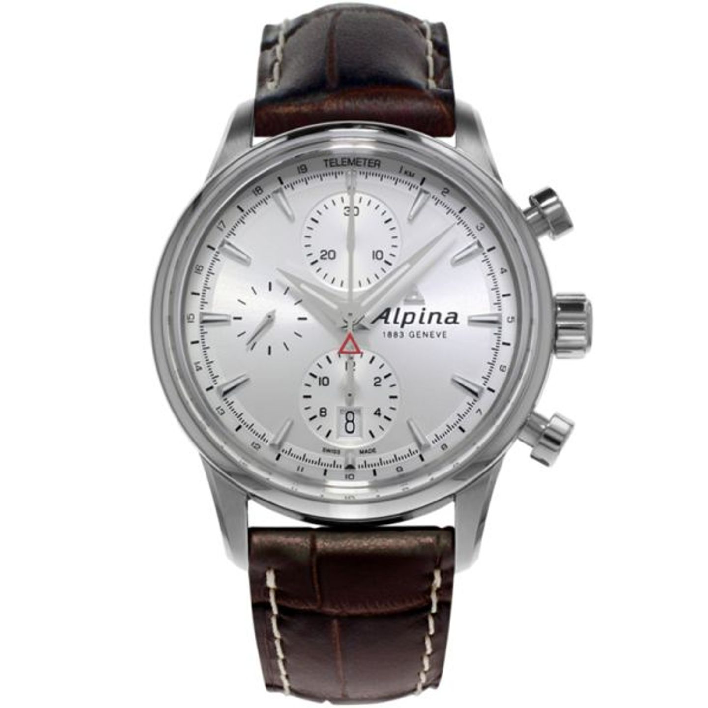 Alpina Alpiner AL-750S4E6 (2024) - Zilver wijzerplaat 42mm Staal (1/4)