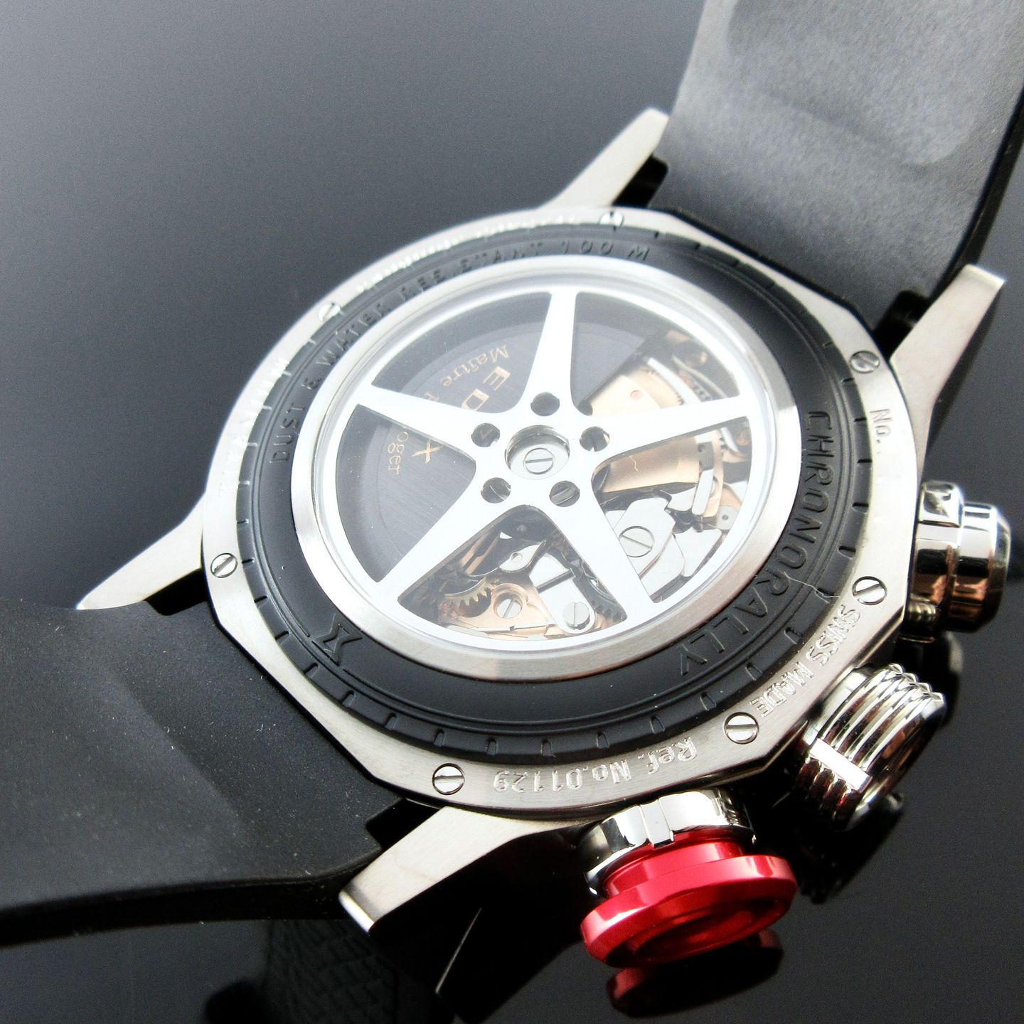 Edox Chronorally TRCA-NCAR (2025) - Black dial 45 mm Titanium case (6/8)