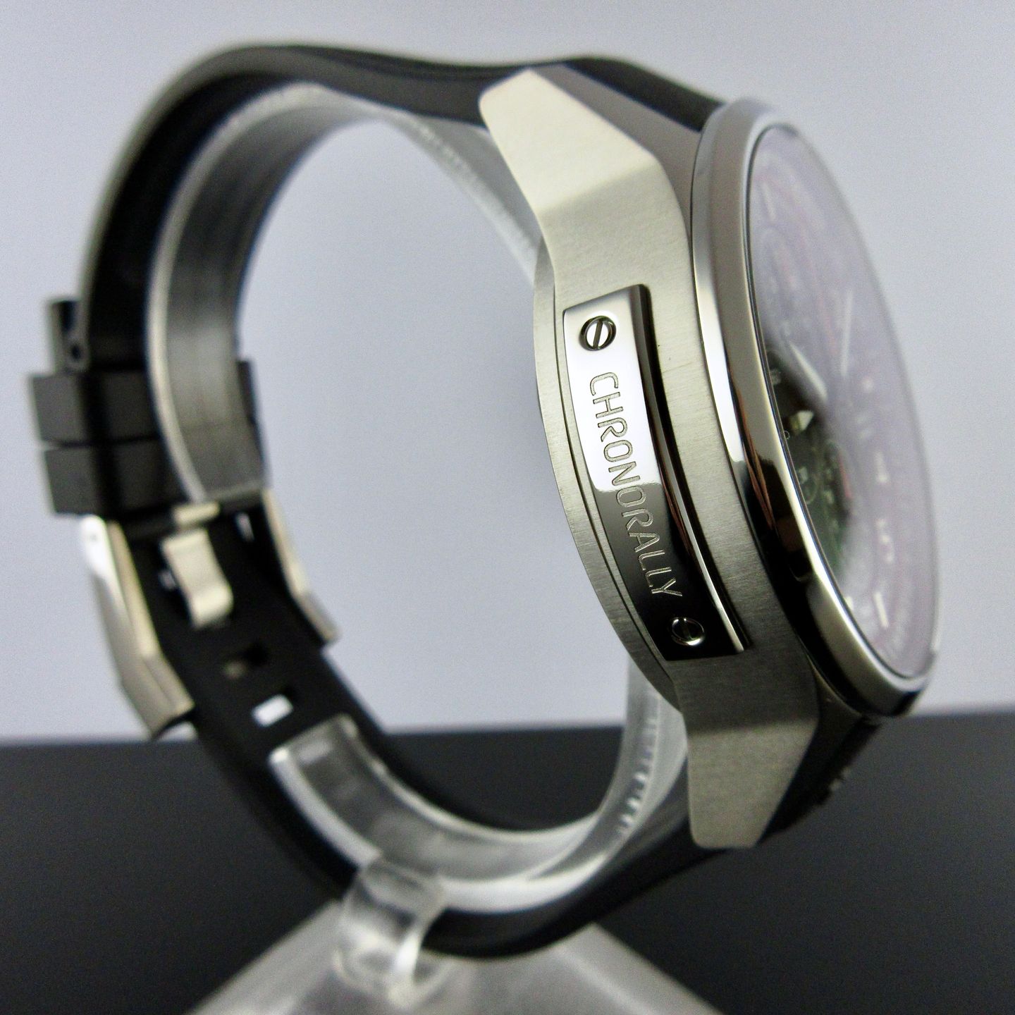 Edox Chronorally TRCA-NCAR (2025) - Black dial 45 mm Titanium case (5/8)