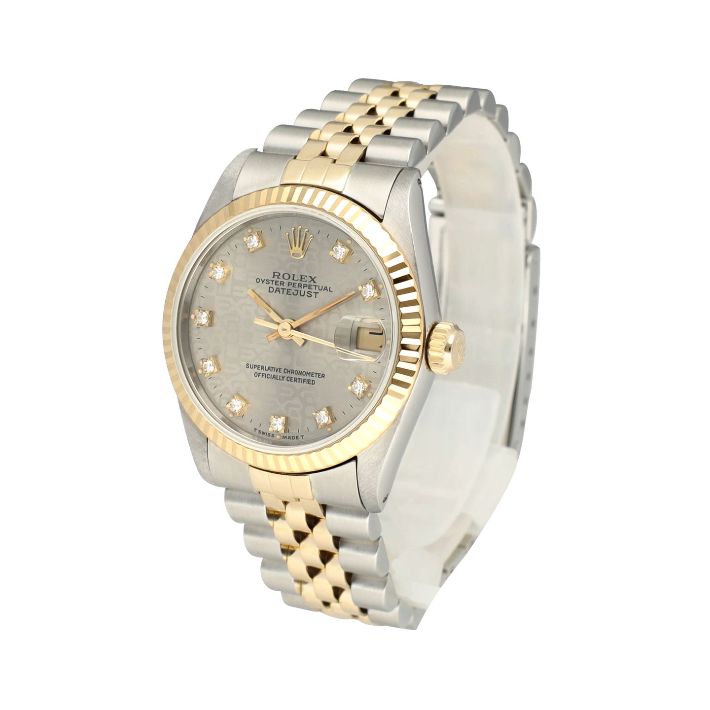 Rolex Datejust 31 68273 (1986) - Grey dial 31 mm Gold/Steel case (4/8)