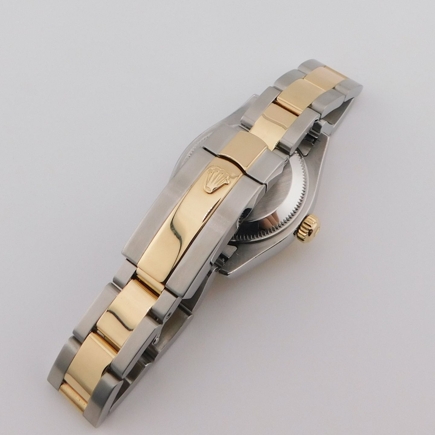 Rolex Lady-Datejust 179173 (2005) - Rood wijzerplaat 26mm Goud/Staal (4/4)