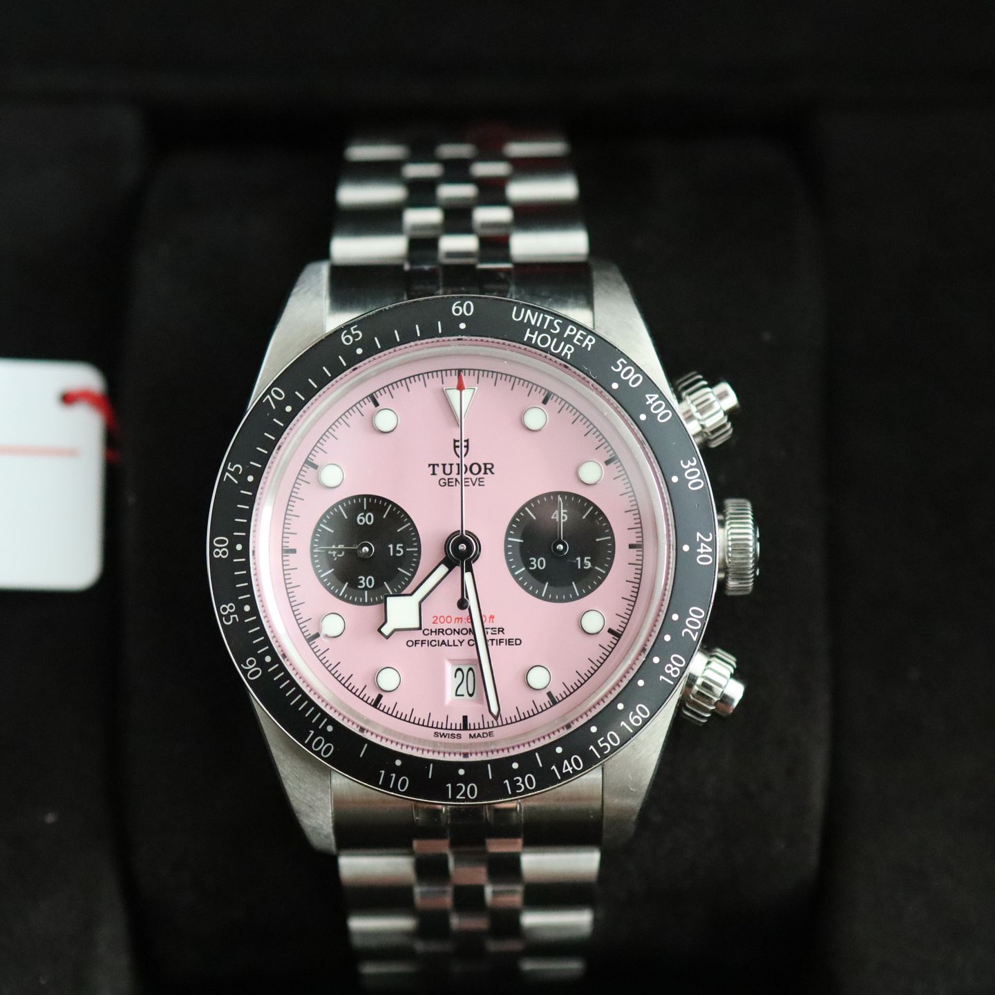 Tudor Black Bay Chrono 79360N (2024) - Pink dial 41 mm Steel case (7/8)