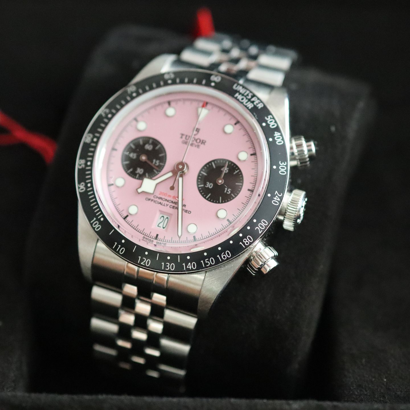 Tudor Black Bay Chrono 79360N (2024) - Pink dial 41 mm Steel case (3/8)