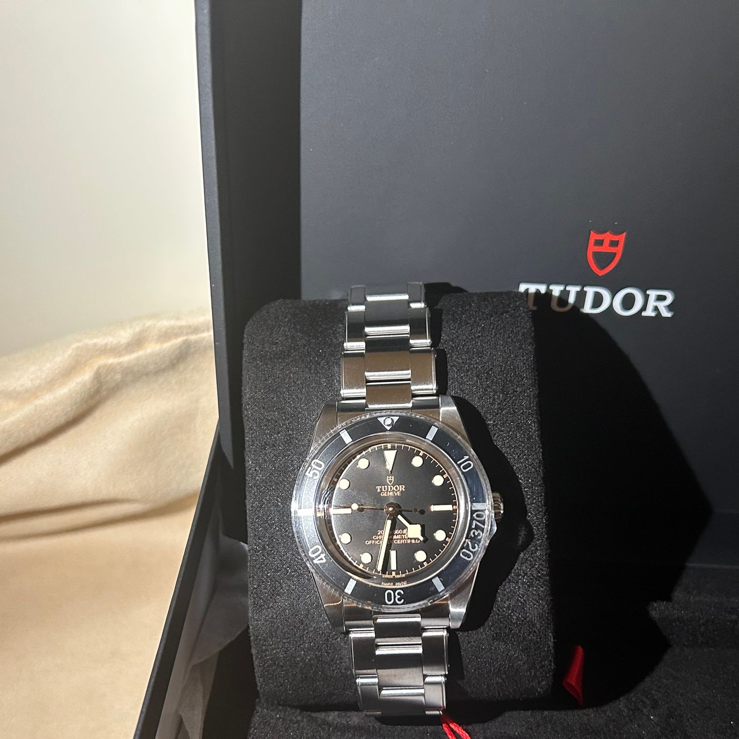 Tudor Black Bay 54 79000N (2024) - Zwart wijzerplaat 37mm Staal (1/7)