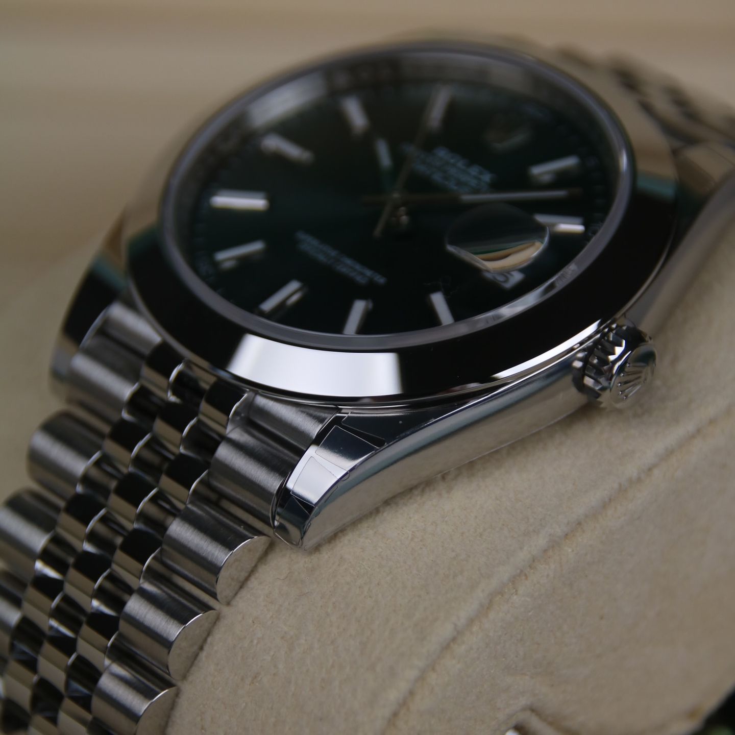 Rolex Datejust 41 126300 (2024) - Groen wijzerplaat 41mm Staal (4/8)