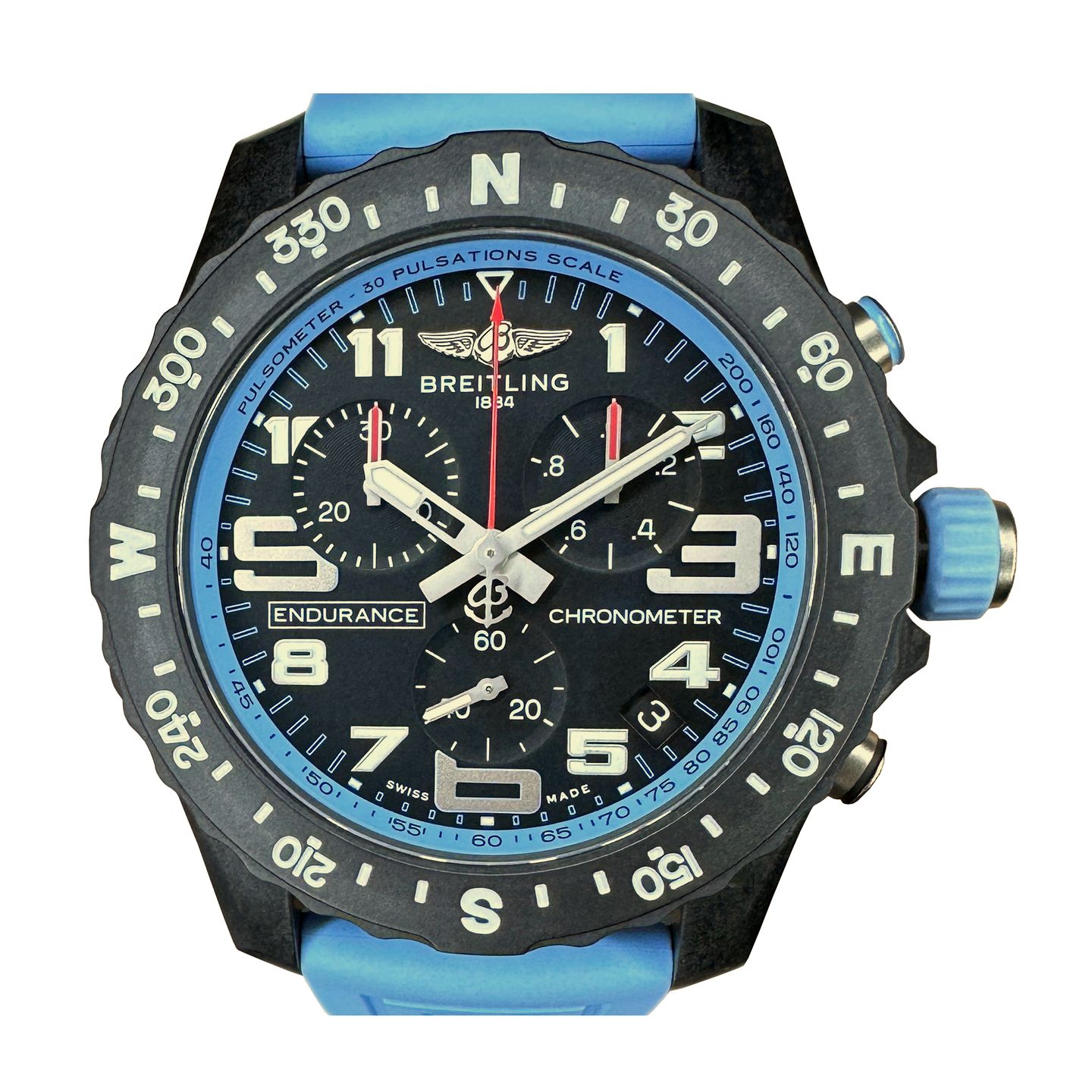 Breitling Endurance Pro X82310281B1S1 (2024) - Zwart wijzerplaat 44mm Carbon (3/8)