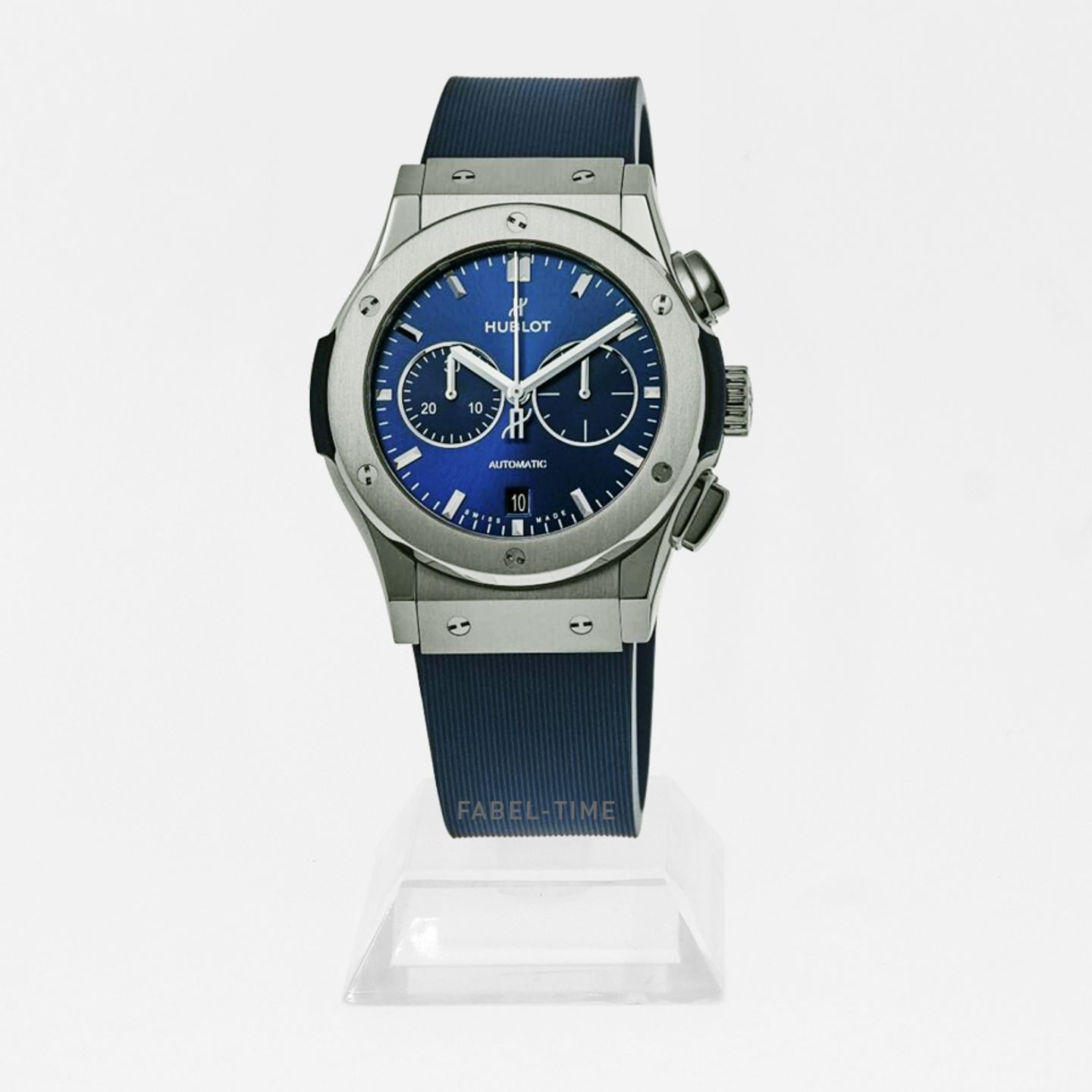 Hublot Classic Fusion Blue 521.NX.7170.RX (2024) - Blauw wijzerplaat 45mm Titanium (1/1)