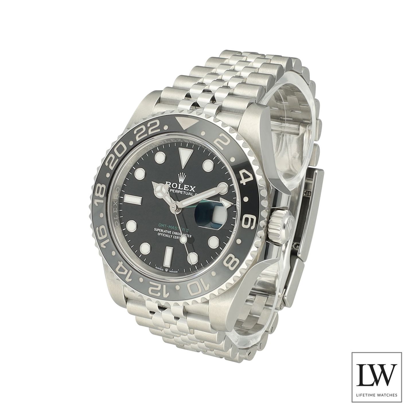Rolex GMT-Master II 126710GRNR (2025) - Zwart wijzerplaat 40mm Staal (5/8)