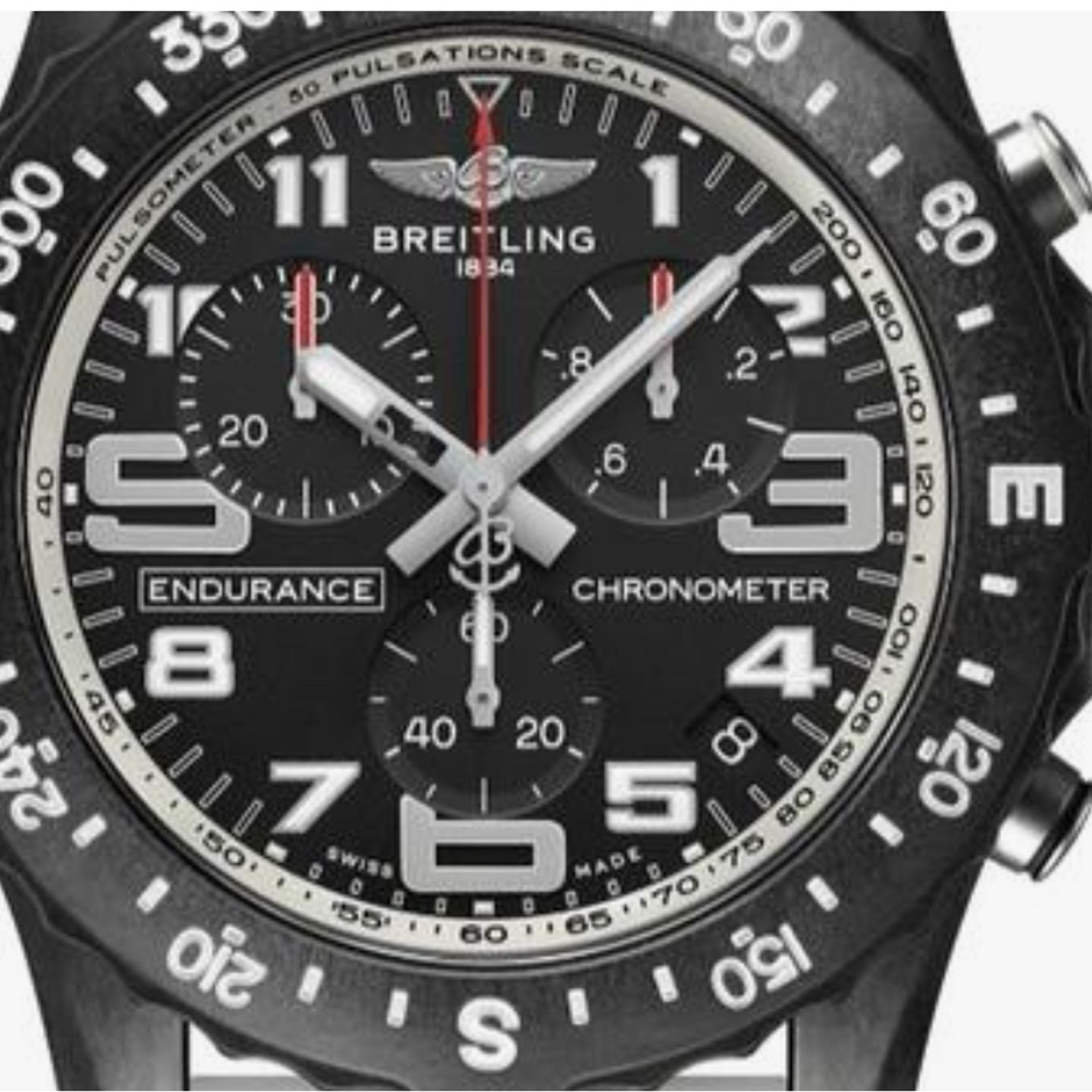 Breitling Endurance Pro X82310A71B1S1 (2024) - Zwart wijzerplaat 44mm Plastic (1/1)