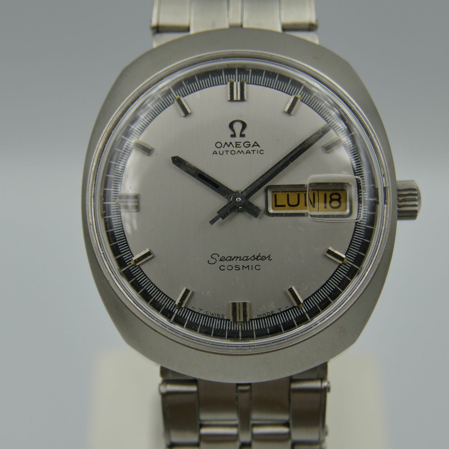 Omega Vintage 70s vintage watch mens Omega Seamaster Cosmic ref 166.035 automatic 752 serviced - (3/8)